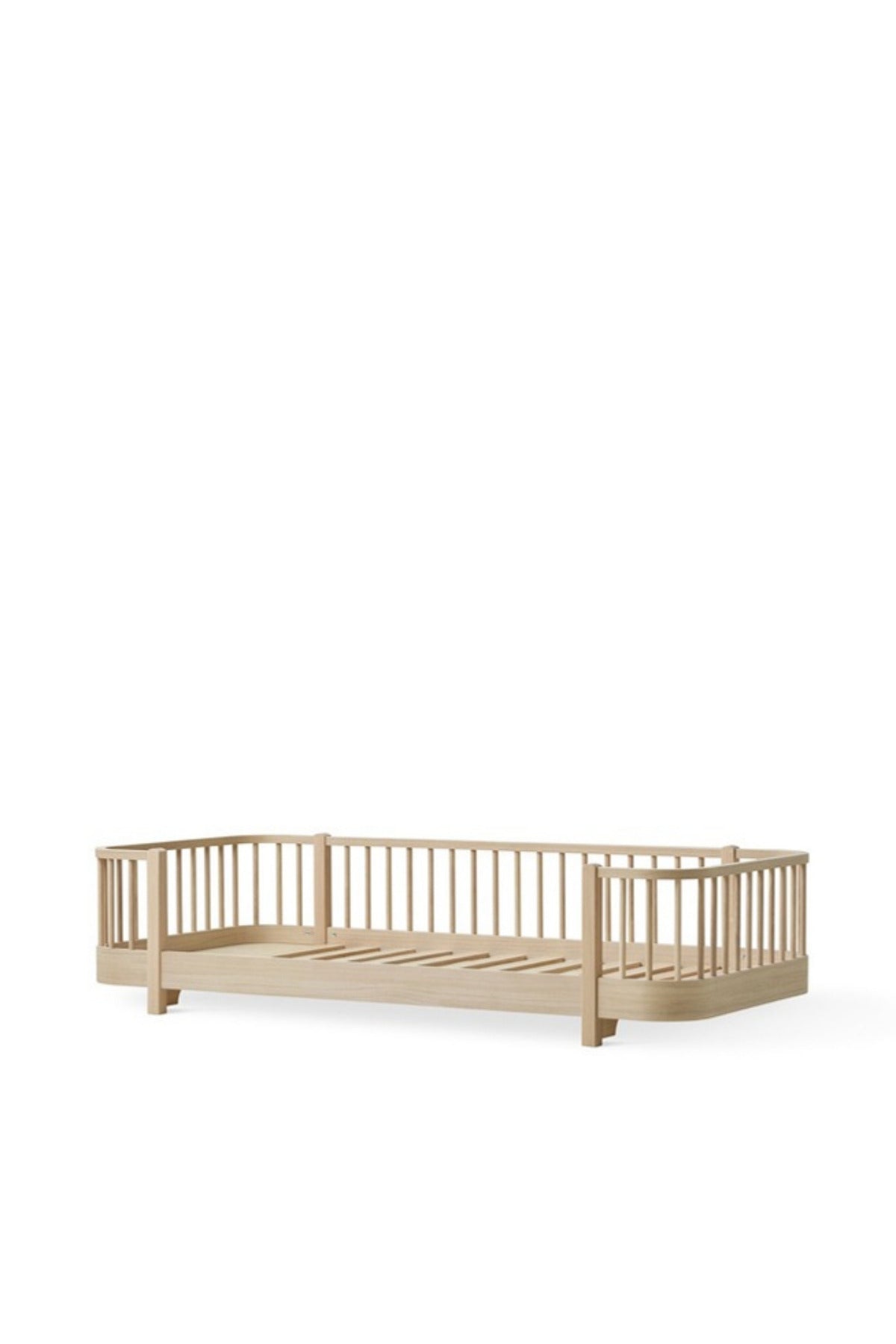 Oliver Furniture Wood Original Bodenbett 90x200 cm, Eiche