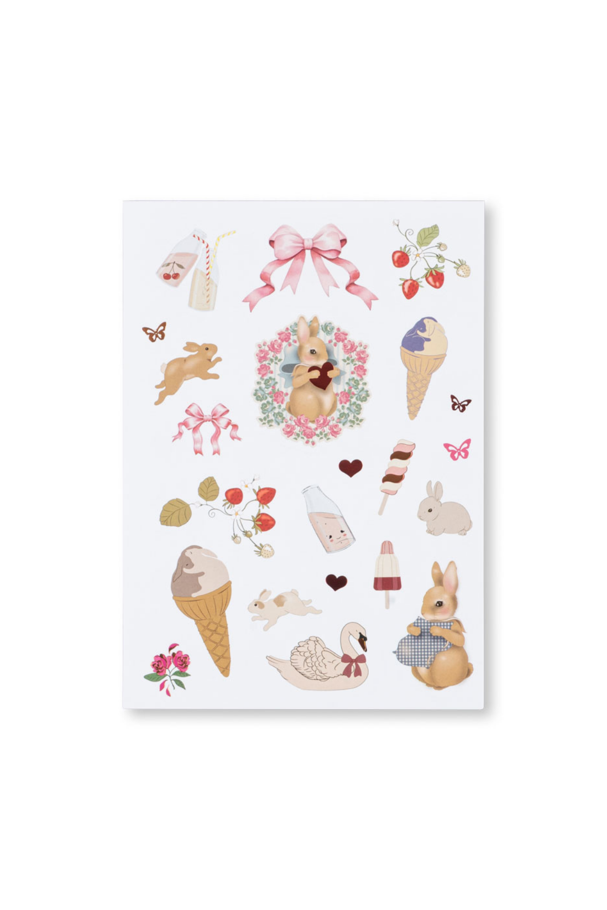 Sticker-Set "A Sticker a Day" | 200 Sticker | Pink