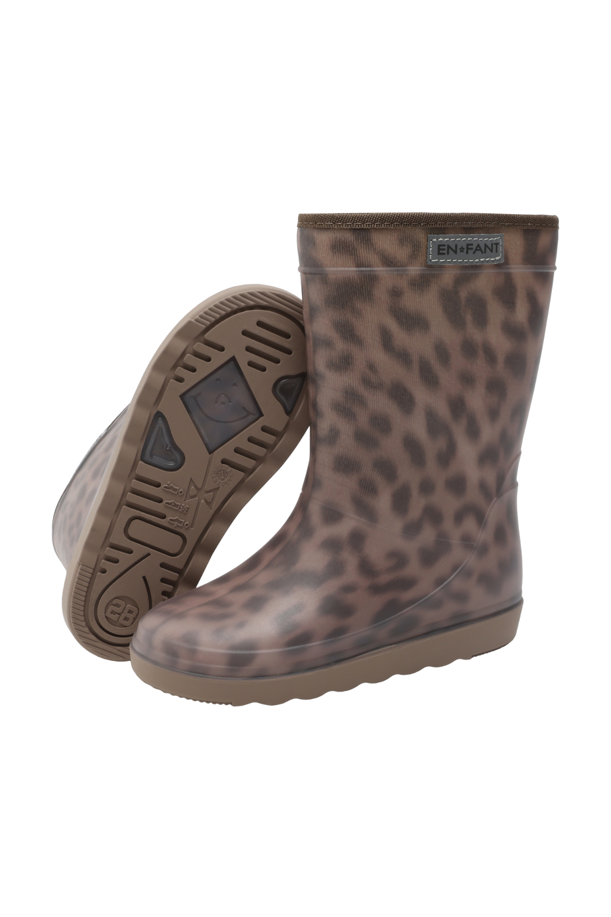 Gefütterte Gummistiefel "Print" | Pine Bark