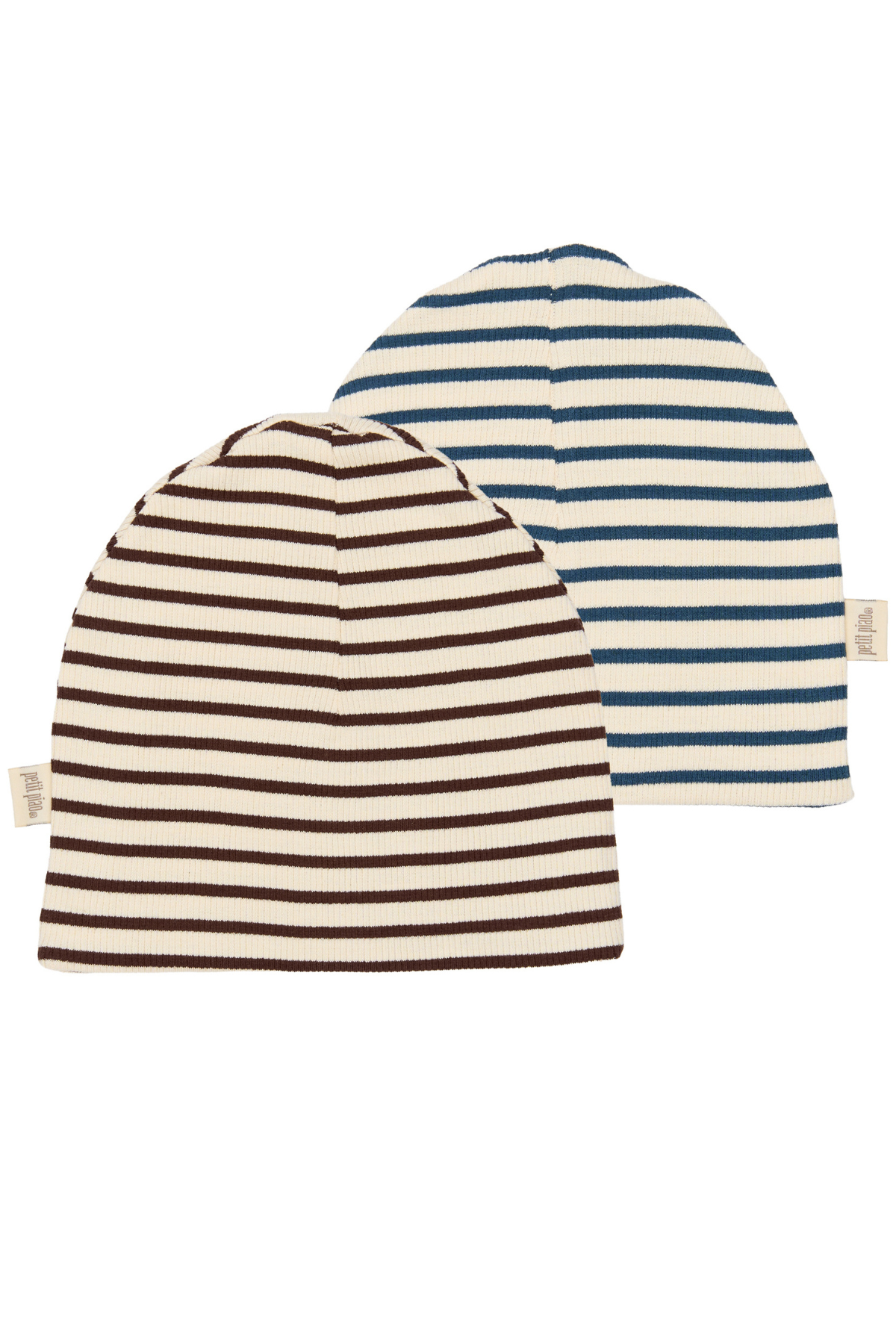 2er-Pack Beanie aus Modal-Mix | Chestnut Striped