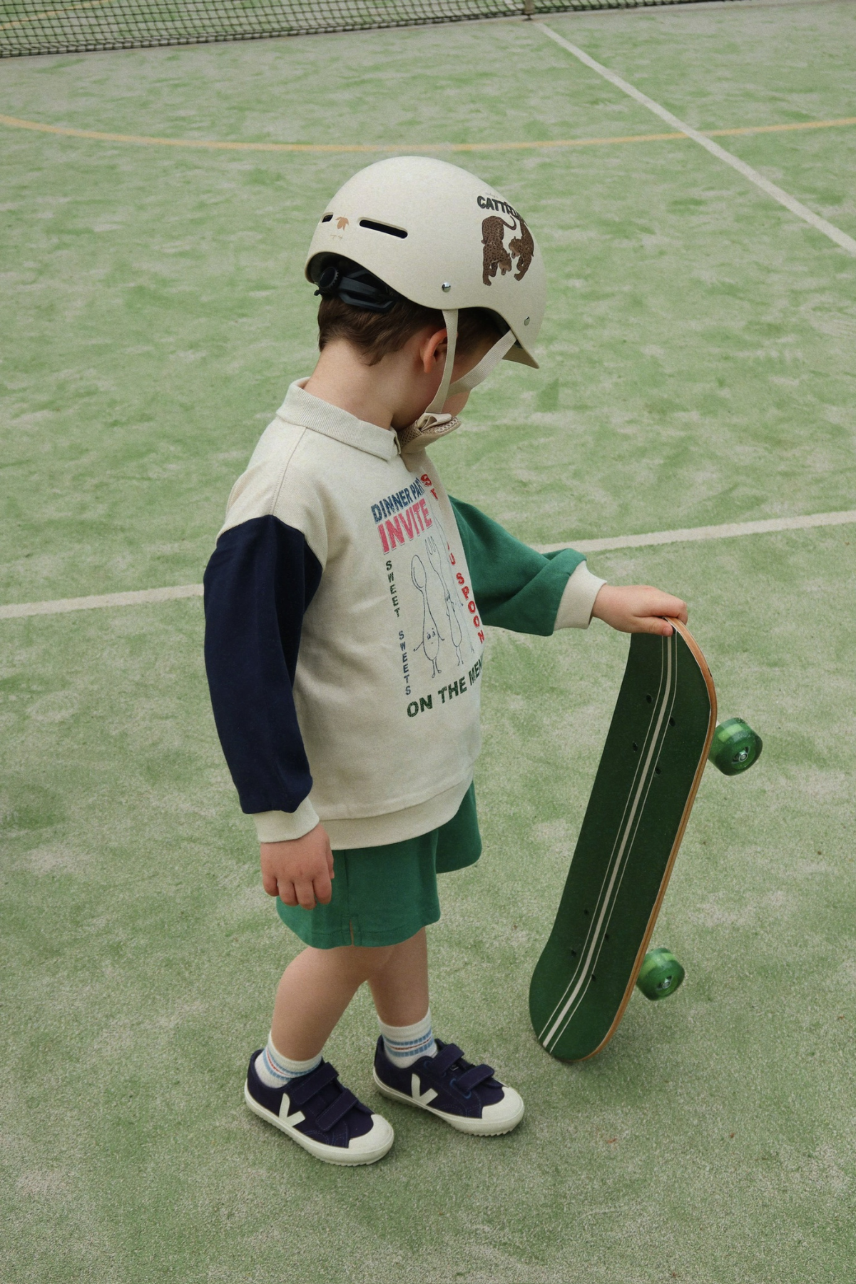 Polo Langarmshirt "Spotty" | Multi Color