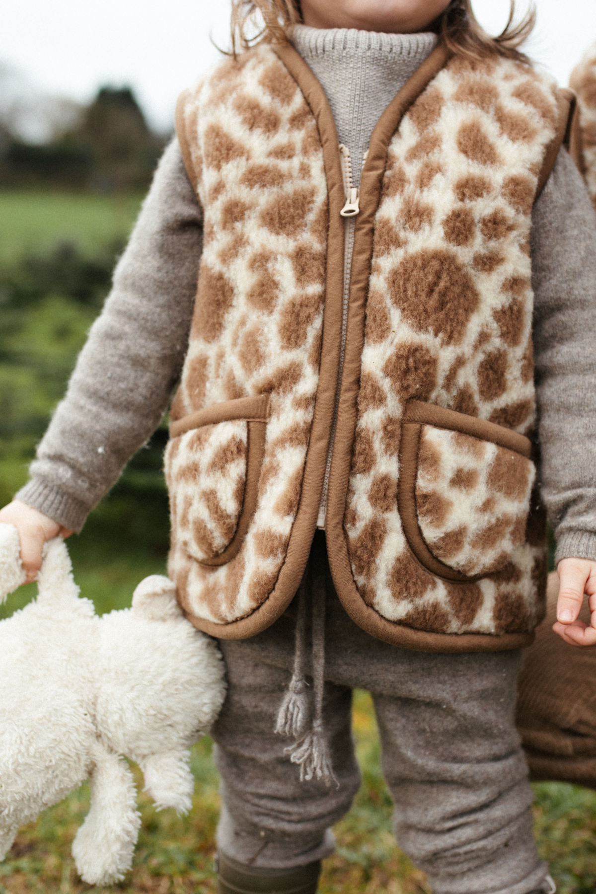 Wollweste "Teddy" | Giraffe
