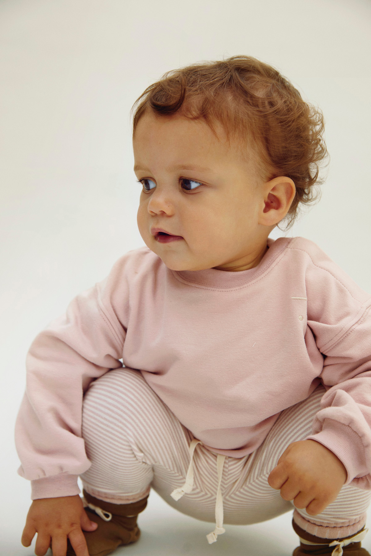 Baby Sweatshirt Dropped Shoulder | verschiedene Farben