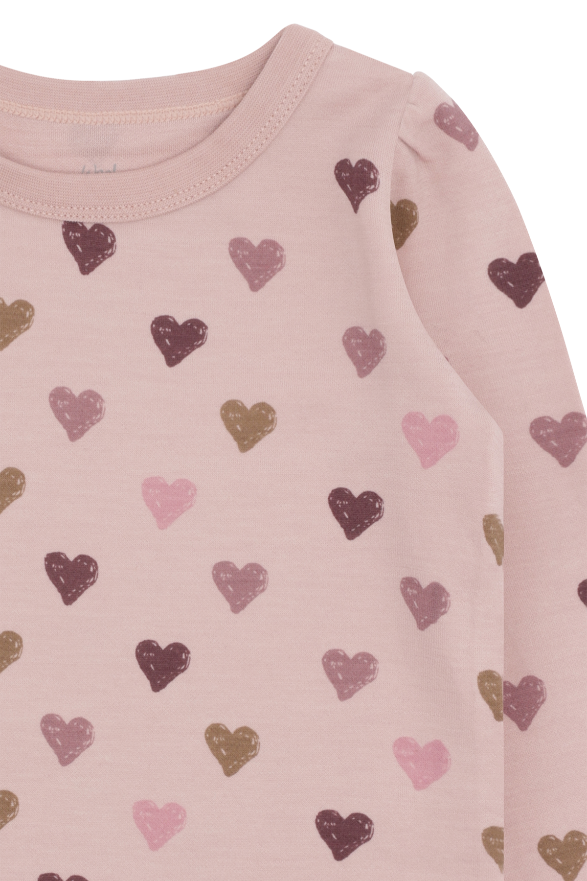 Langarmshirt "Abba" aus Wolle & Bambusviskose | Hearts Puff