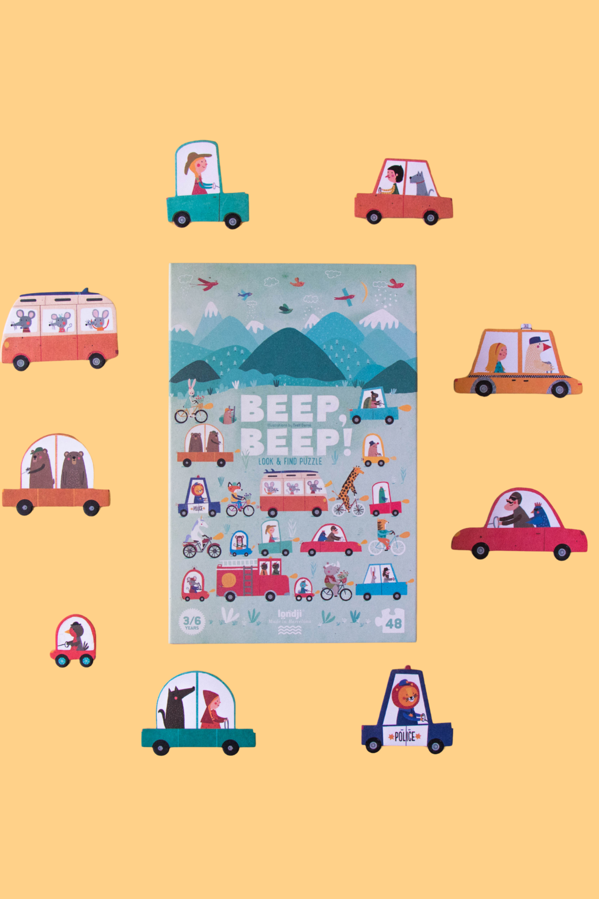 Puzzle | BEEP, BEEP! | 48 Teile | ab 3 Jahren