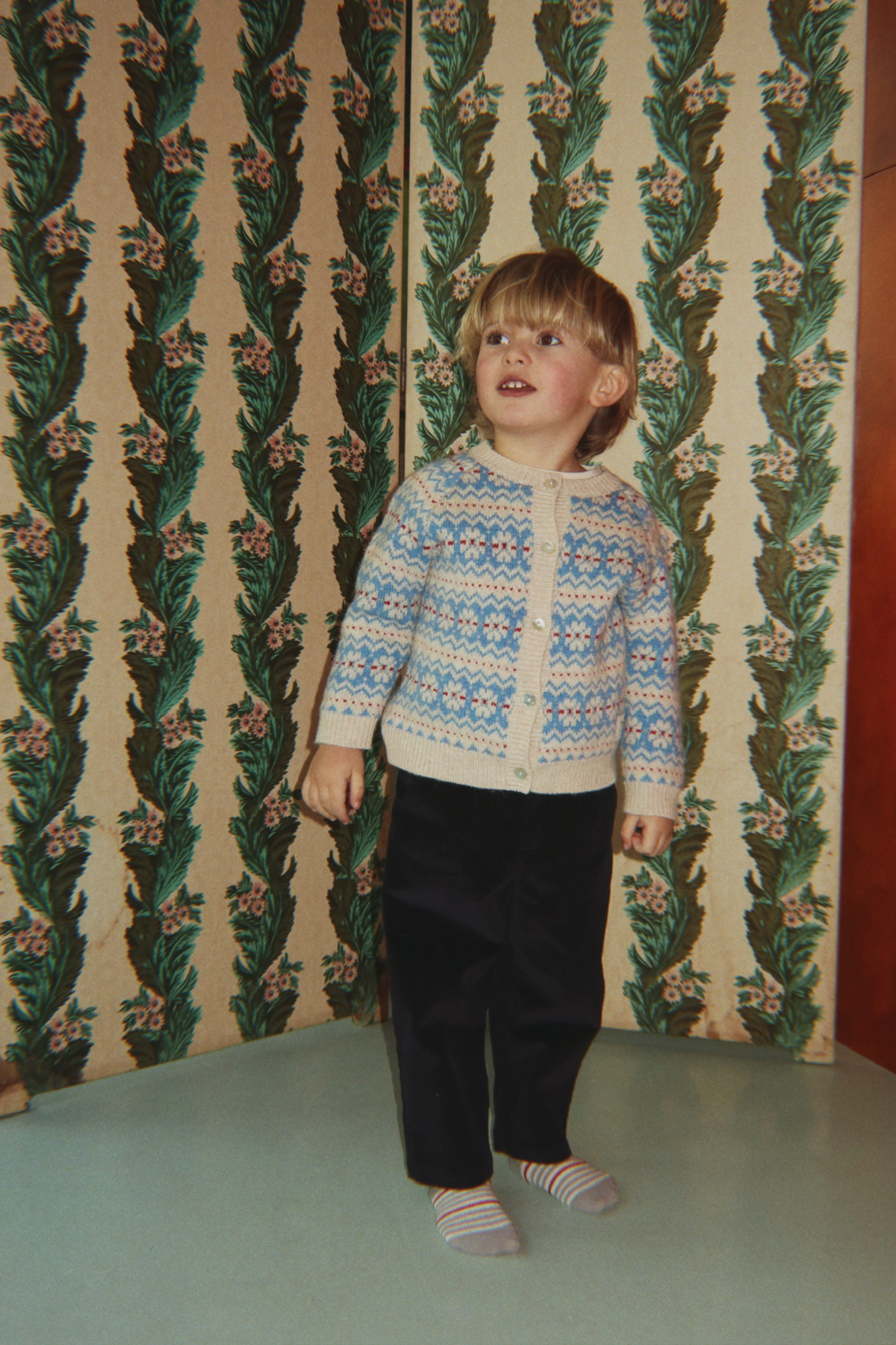 Cardigan "Billi" aus Wolle-Mix | BLUE MULTI