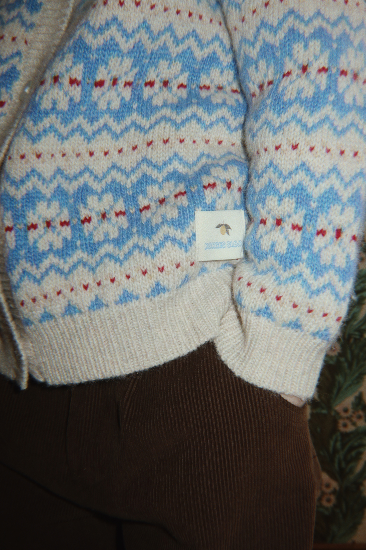 Cardigan "Billi" aus Wolle-Mix | BLUE MULTI