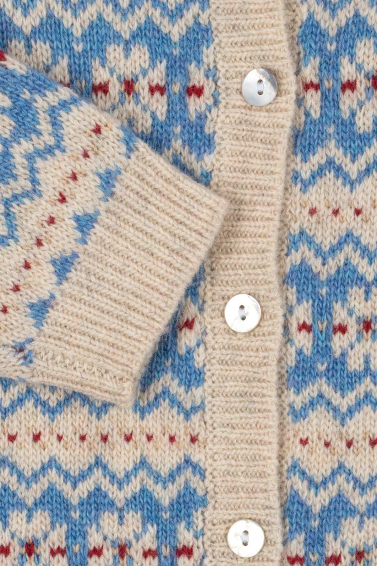 Cardigan "Billi" aus Wolle-Mix | BLUE MULTI