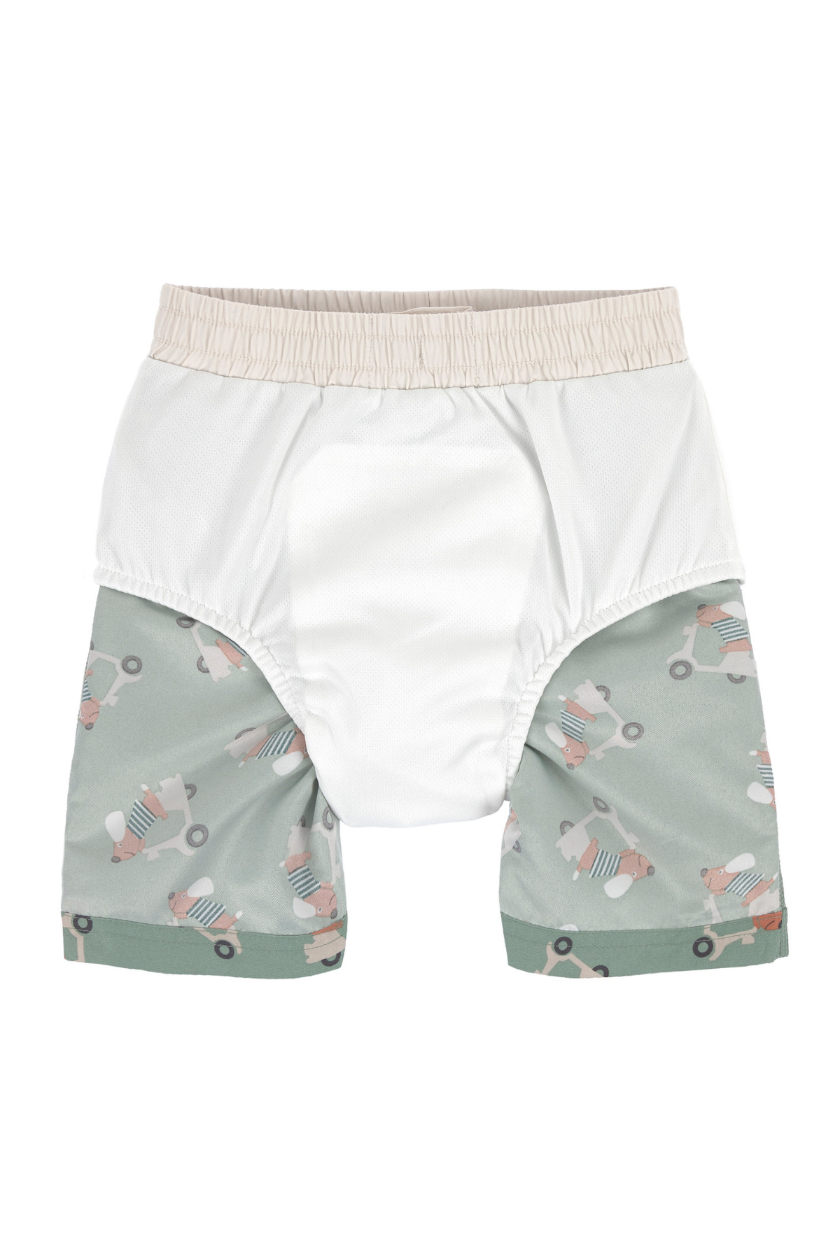 Badeshorts "Scooter/Dog" mit integrierter Schwimmwindel | mit UV Schutz
