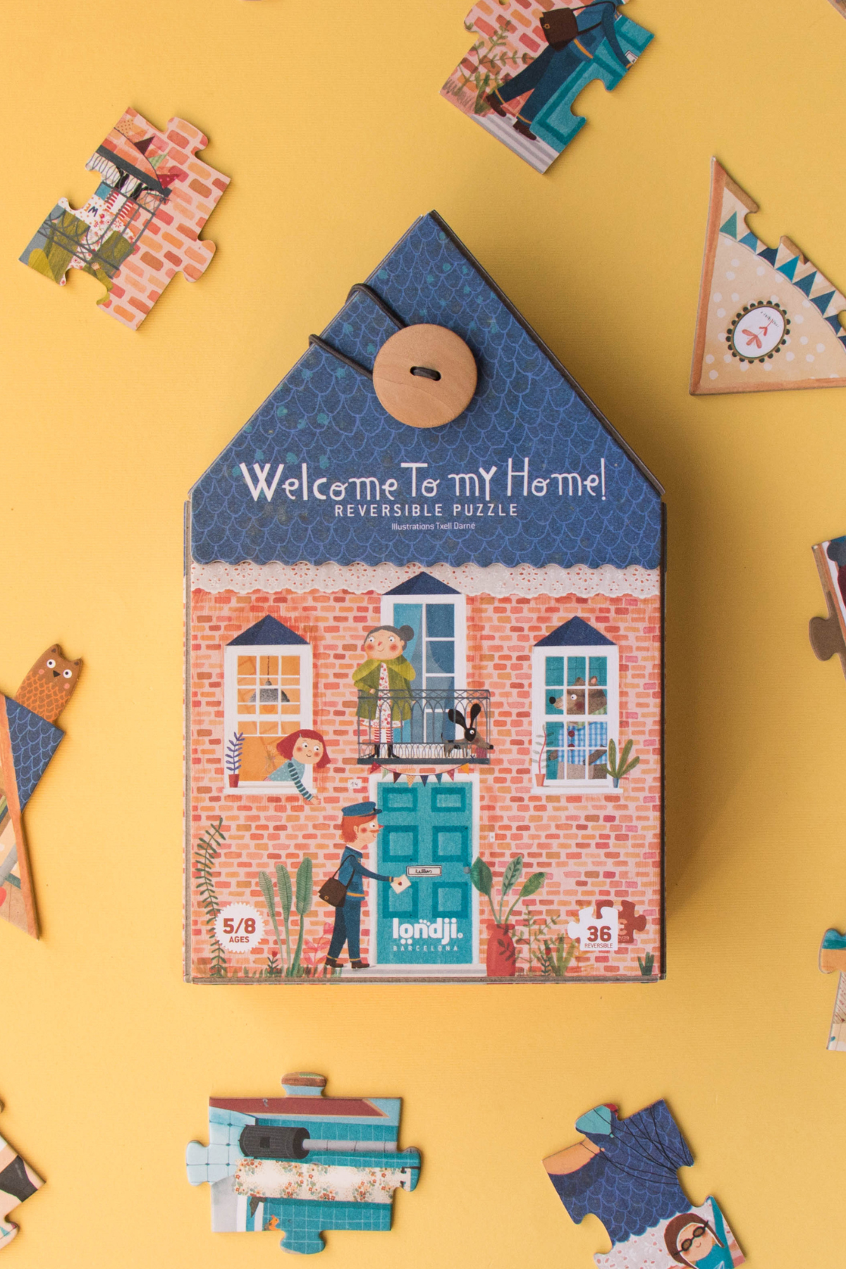 Puzzle | Welcome To My Home | 36 Teile | ab 5 Jahren