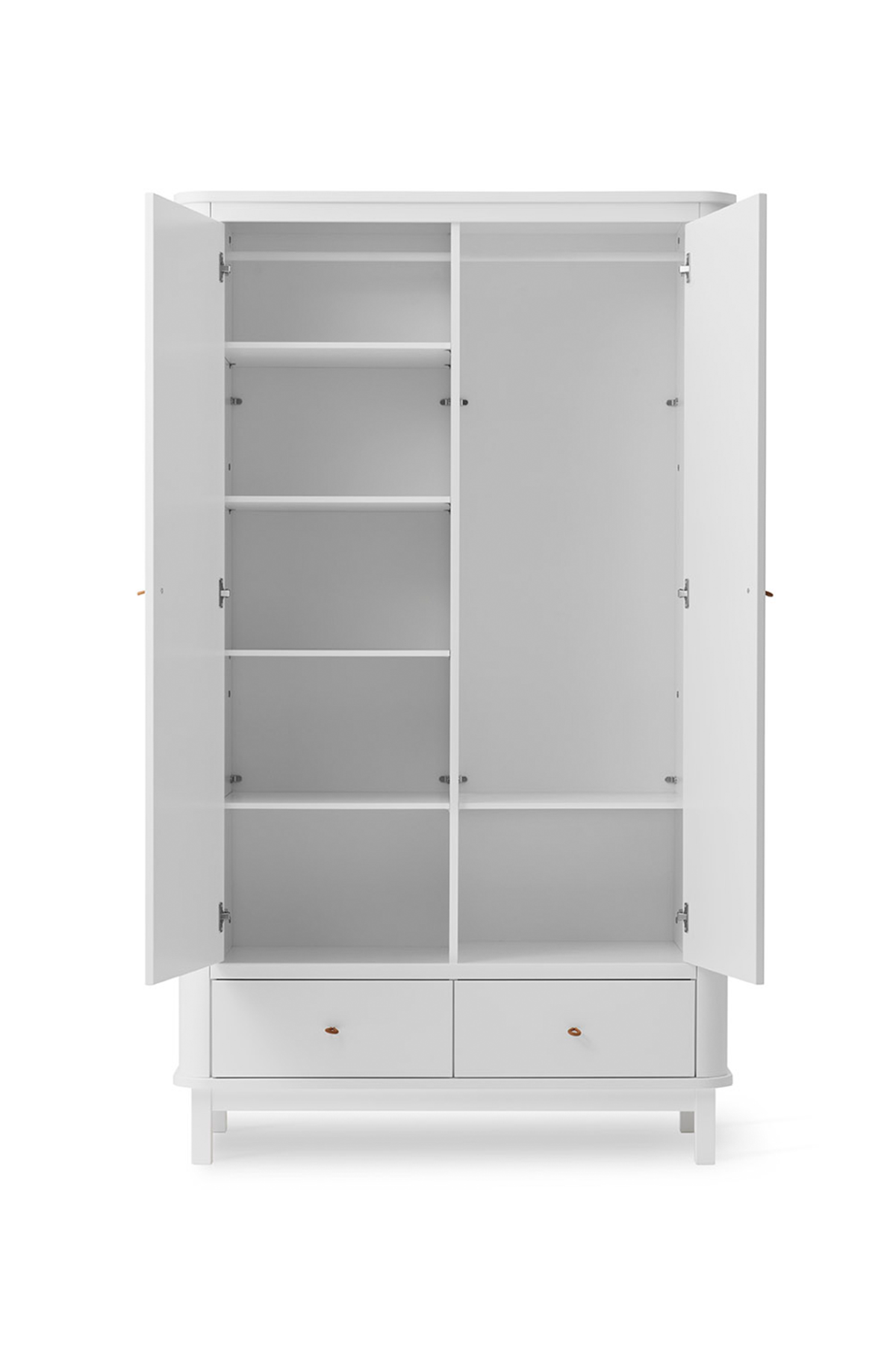 Kleiderschrank "Wood" 2-türig | verschiedene Farben