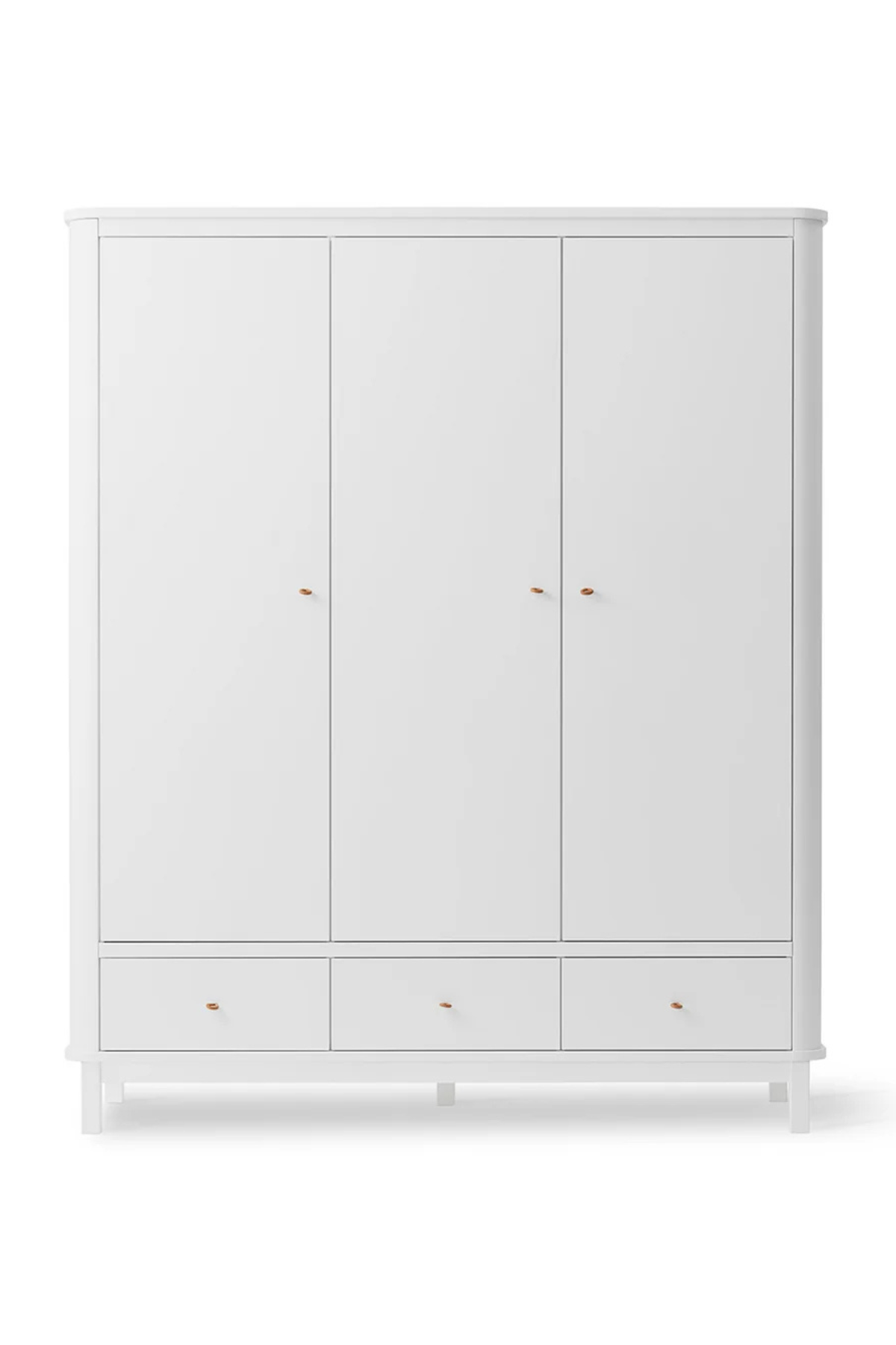 Kleiderschrank "Wood" 3-türig | verschiedene Farben