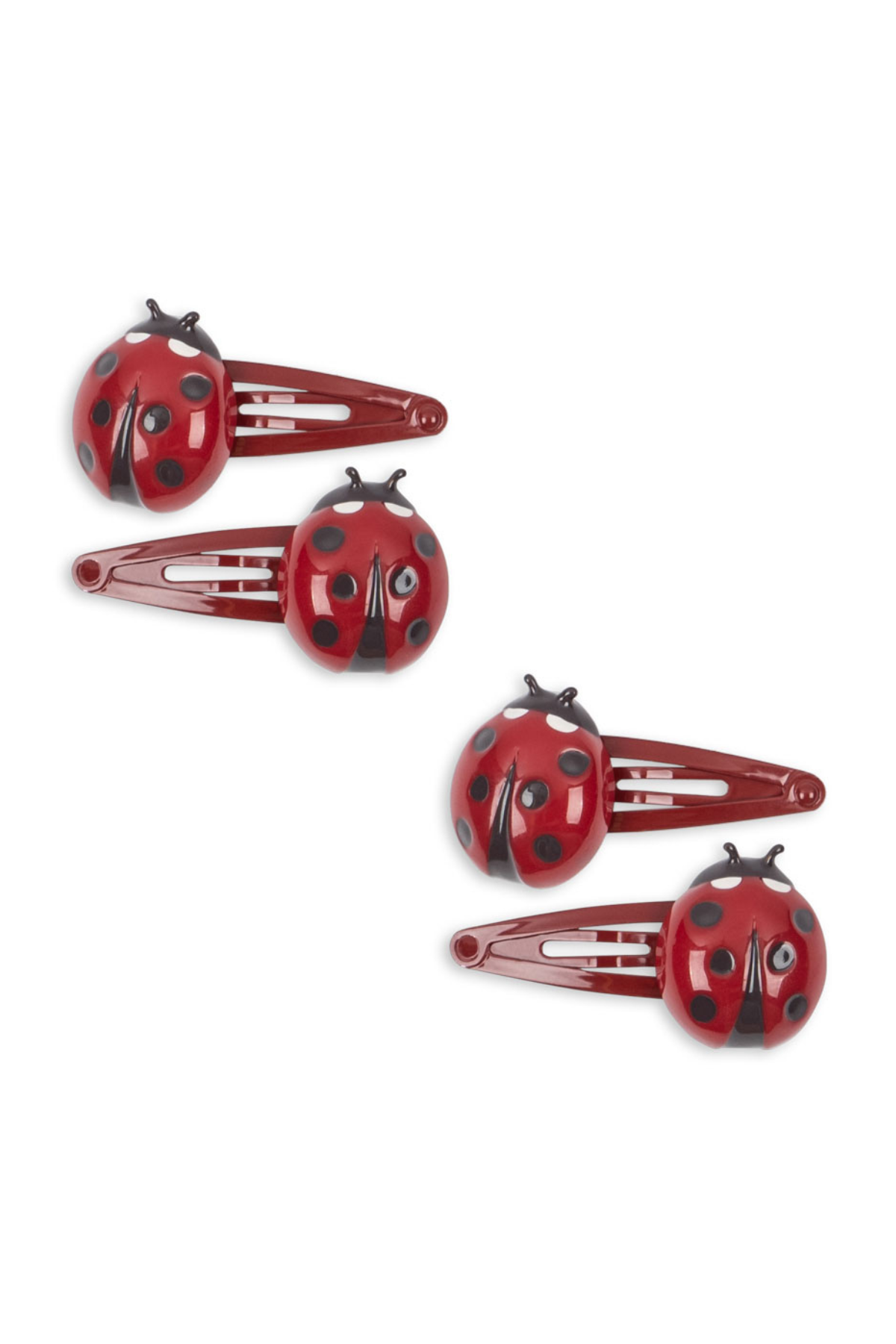 4er-Set Haarspangen | Ladybug