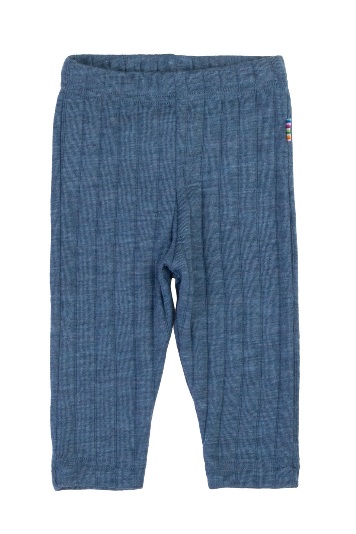 Wolle Seide Baby Leggings| Blue Melange