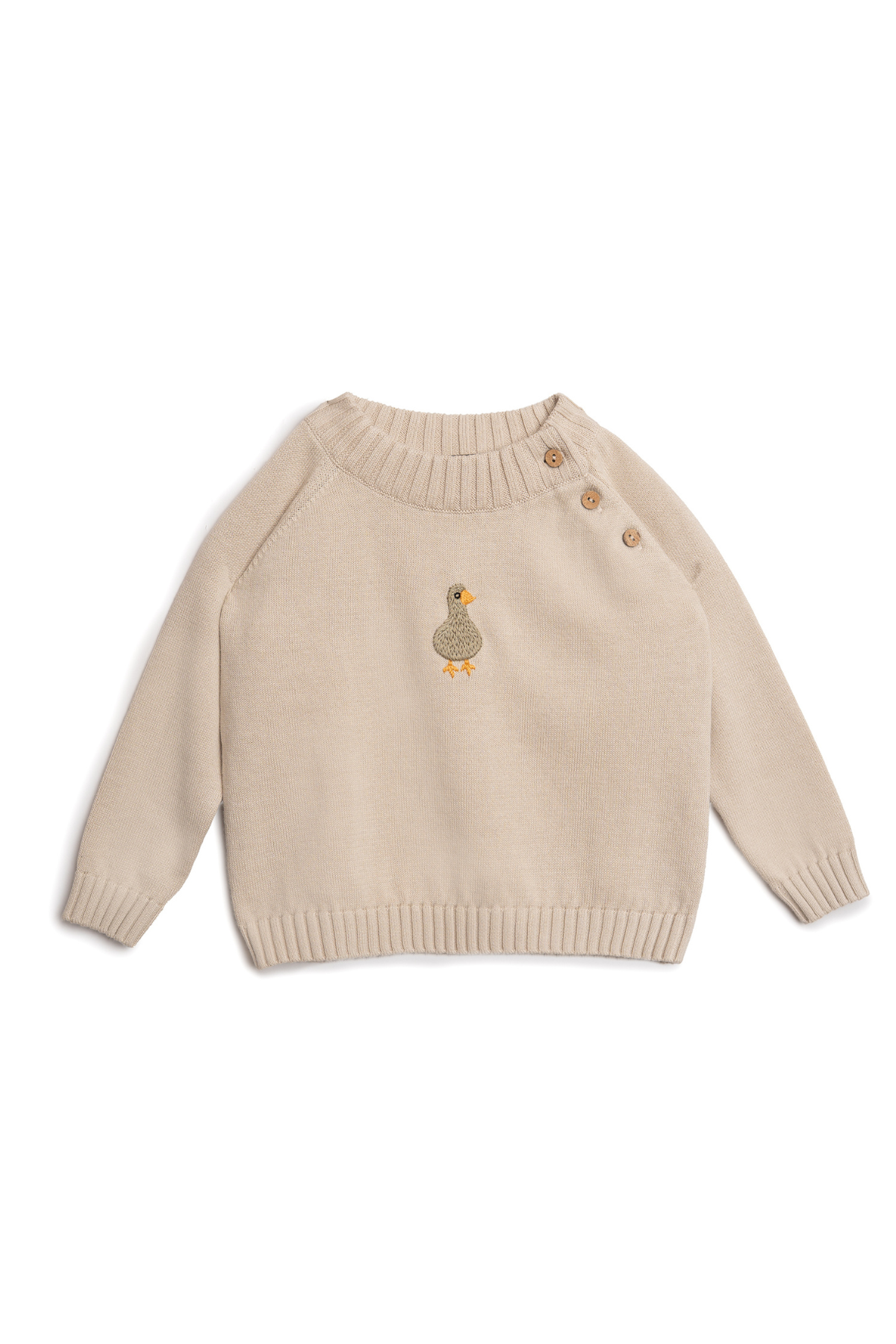 Sweater "Linus" mit Stickerei