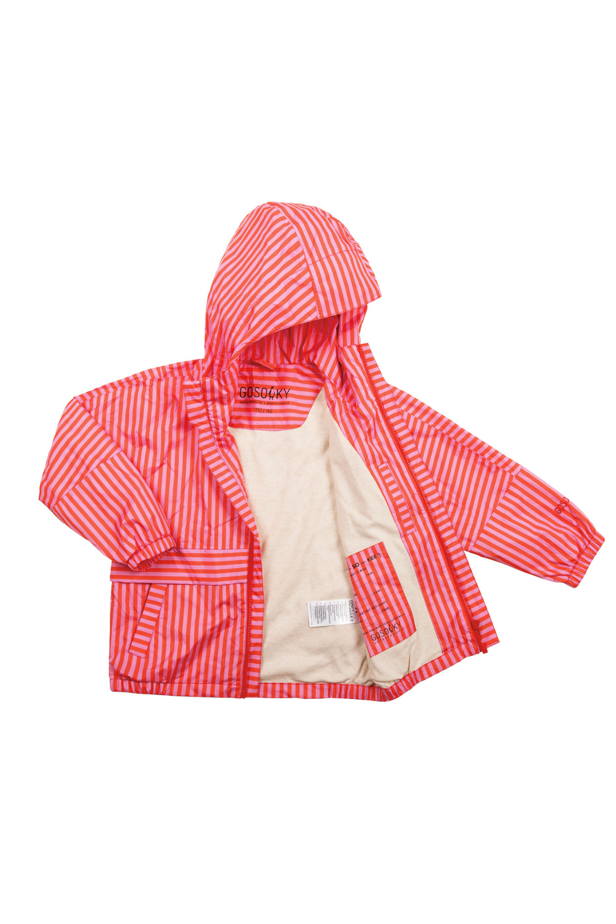 Wasserdichte Jacke "The Lion" | candy stripes
