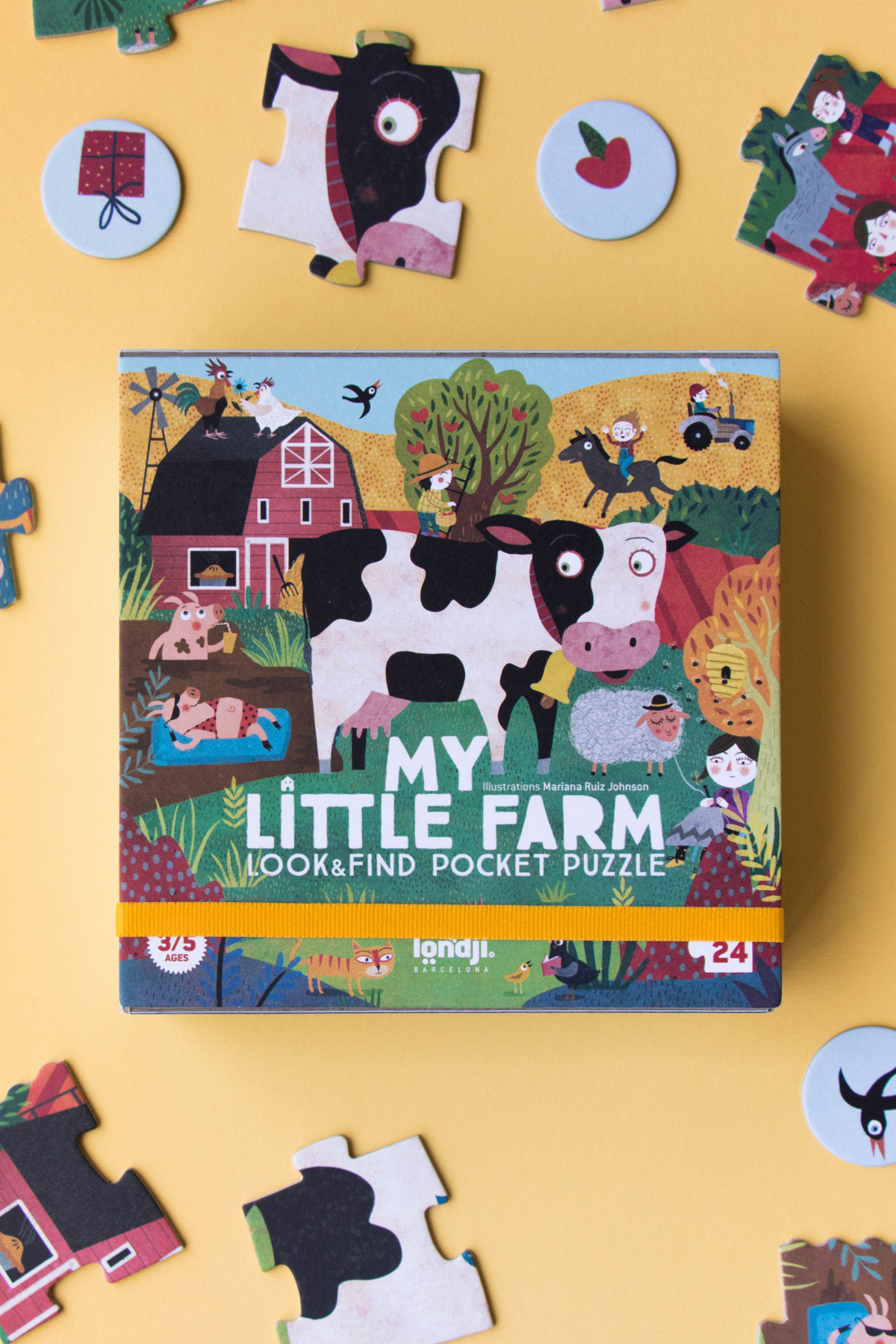 Pocket Puzzle | My Little Farm | 24 Teile | ab 3 Jahre