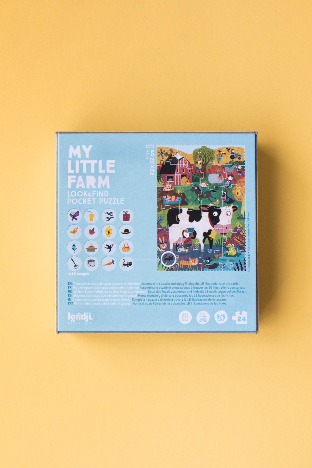 Pocket Puzzle | My Little Farm | 24 Teile | ab 3 Jahre