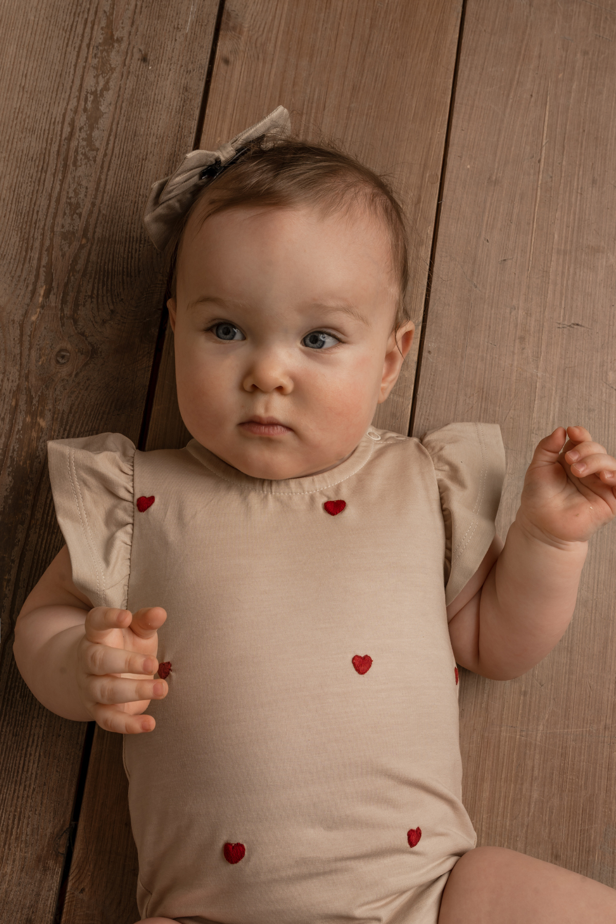 Romper "Maggie" mit Herzen-Print