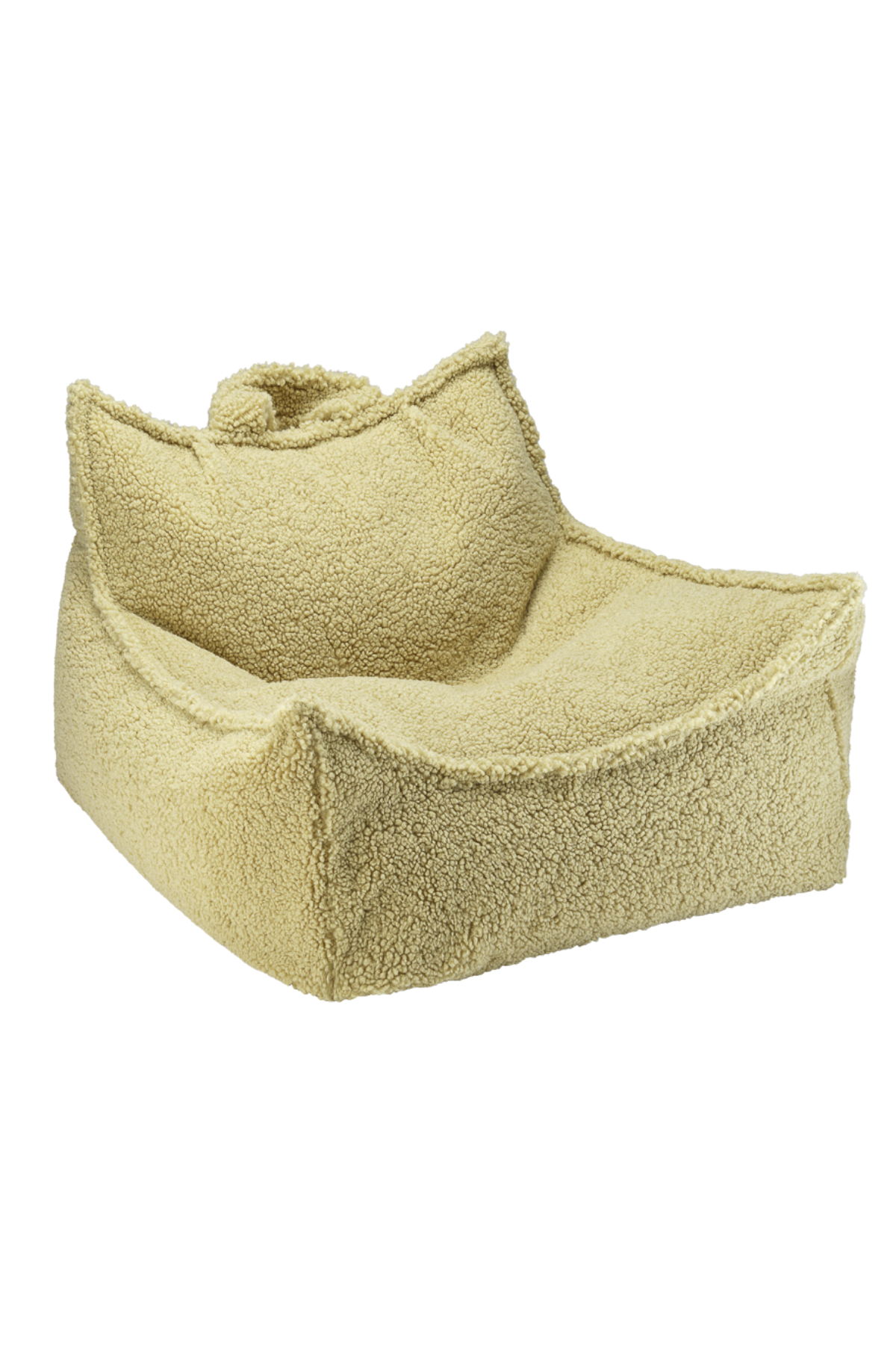 Sitzsack aus Teddy-Stoff | verschiedene Farben