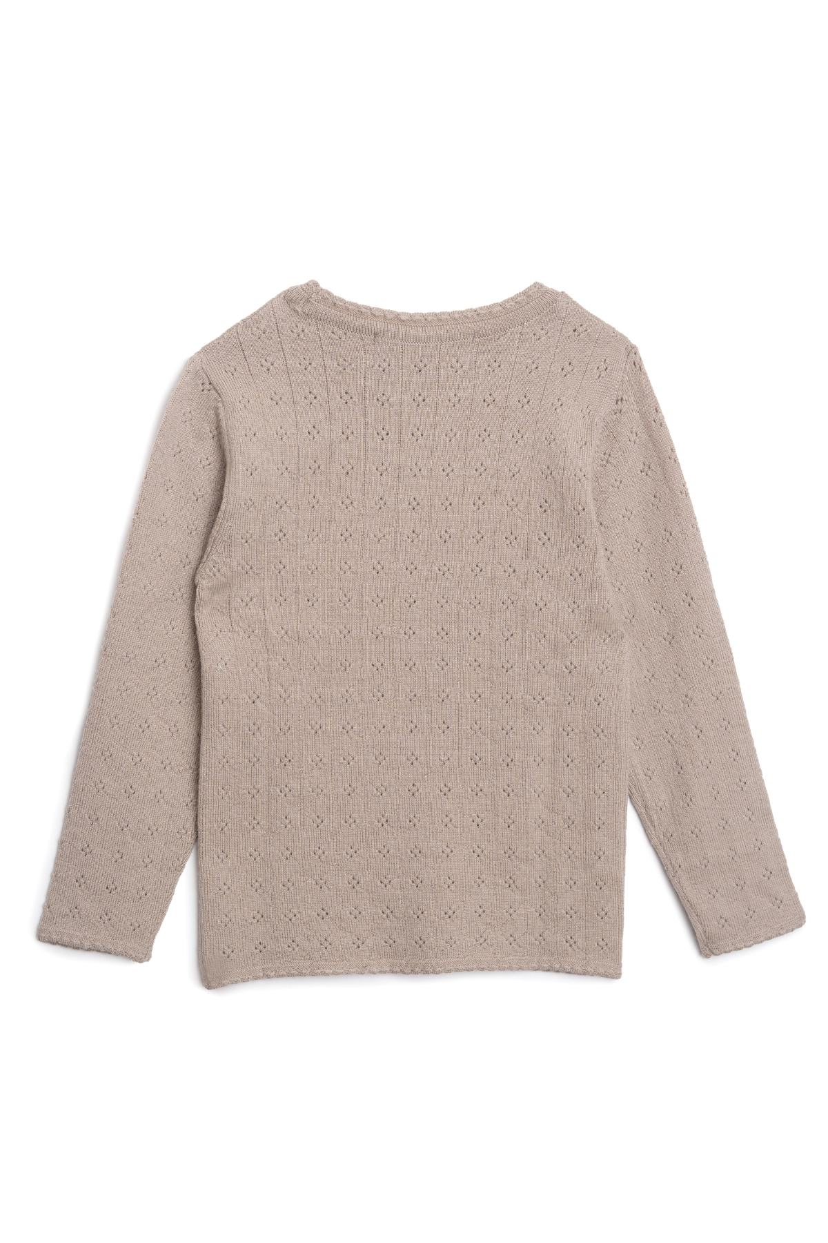 Longsleeve aus Merinowolle | Sand