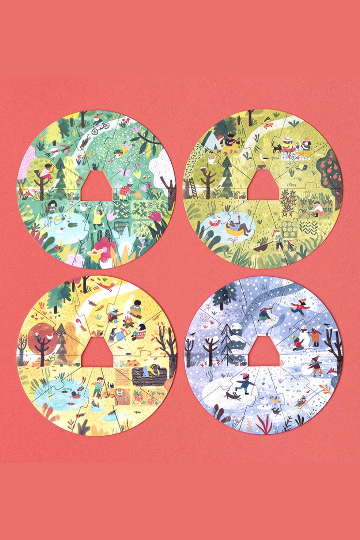 Puzzle | A home for nature | 4 x 10 Teile