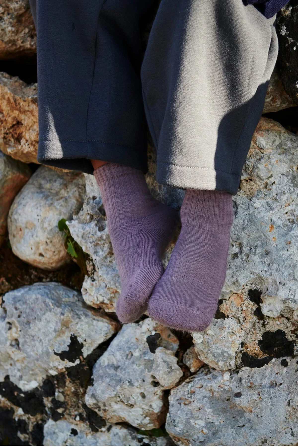 Ripp-Socken "Neo" aus Woll-Baumwoll-Mix | verschiedene Farben