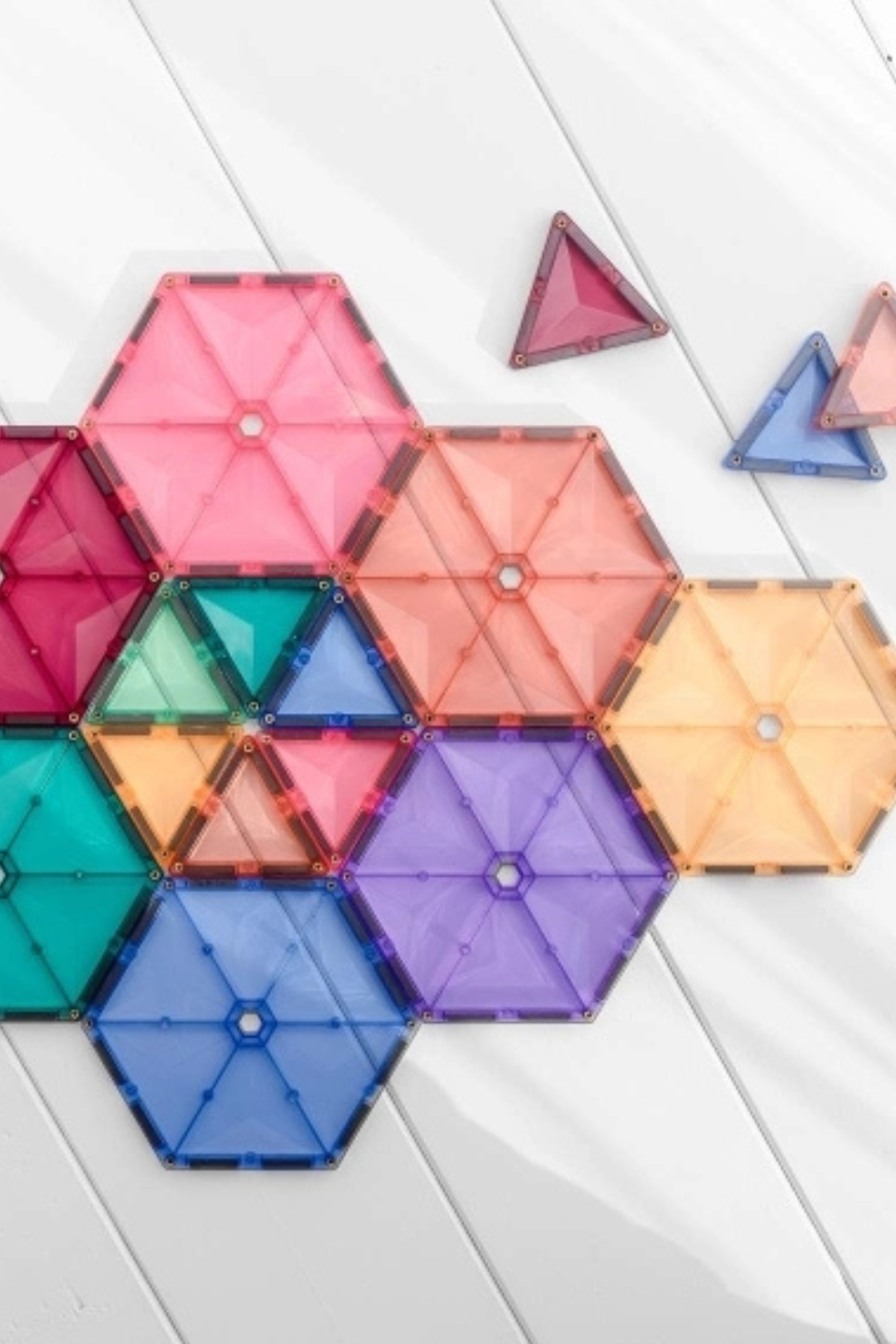 Magnetbausteine "Pastel Mega Pack" | 203 Teile