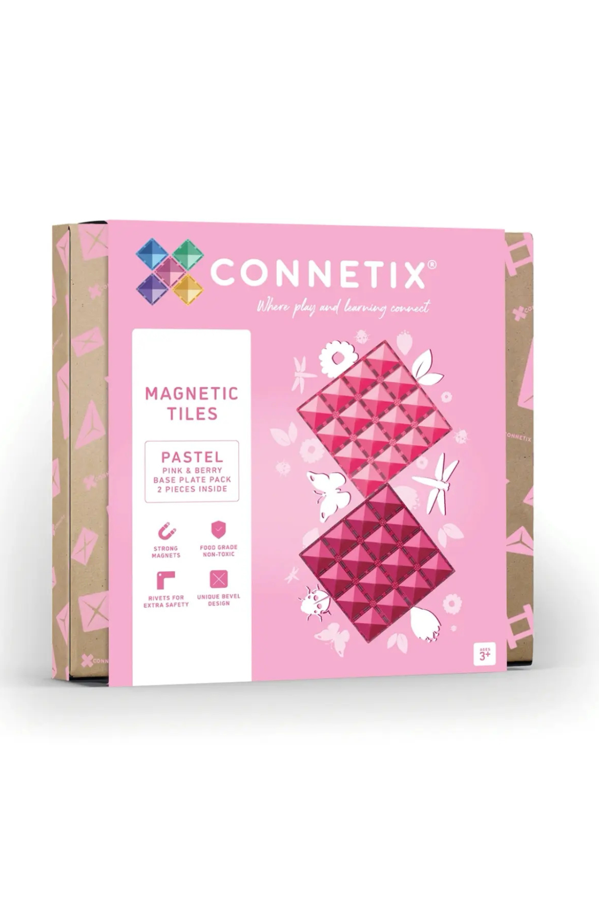 Magnetbausteine Pastel Basisplatten | verschiedene Farben