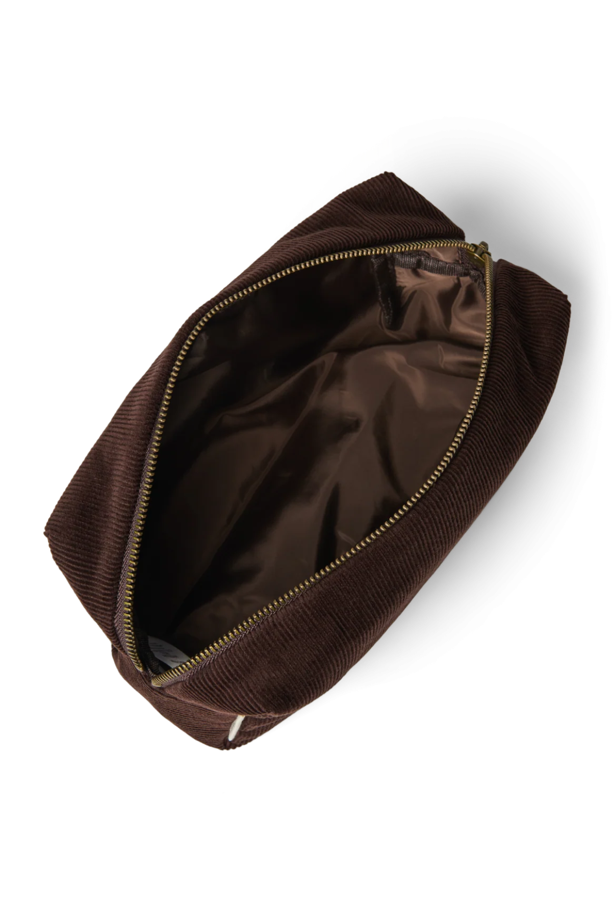 Kulturtasche "Rib Puffy Pouch" | Dark Brown