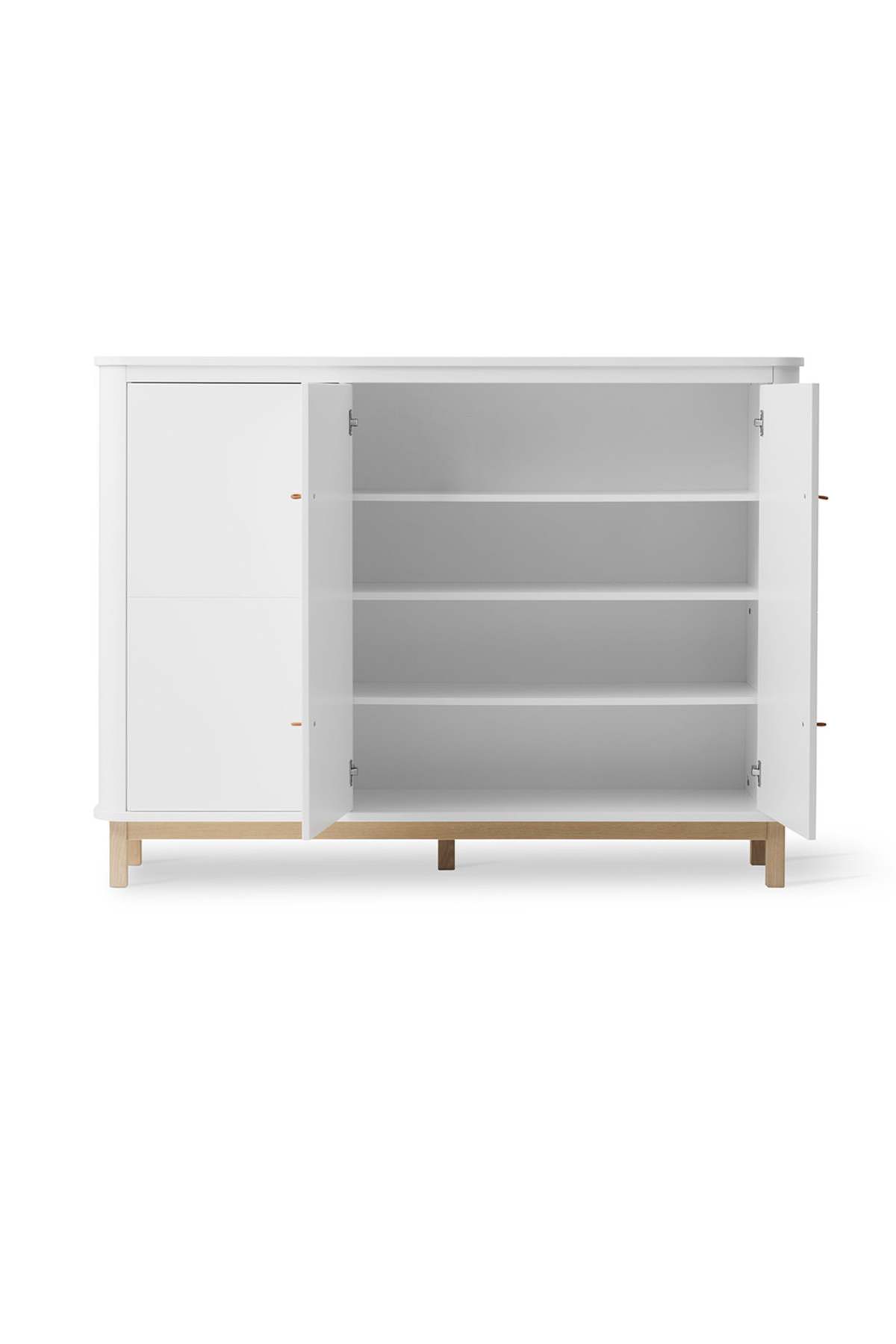 Multi-Schrank "Wood" 3-türig | verschiedene Farben