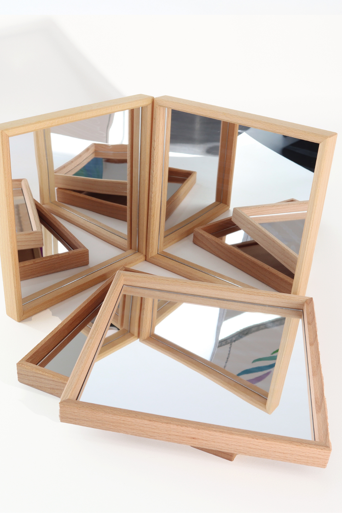 Spiegeltabletts | 4 Teile