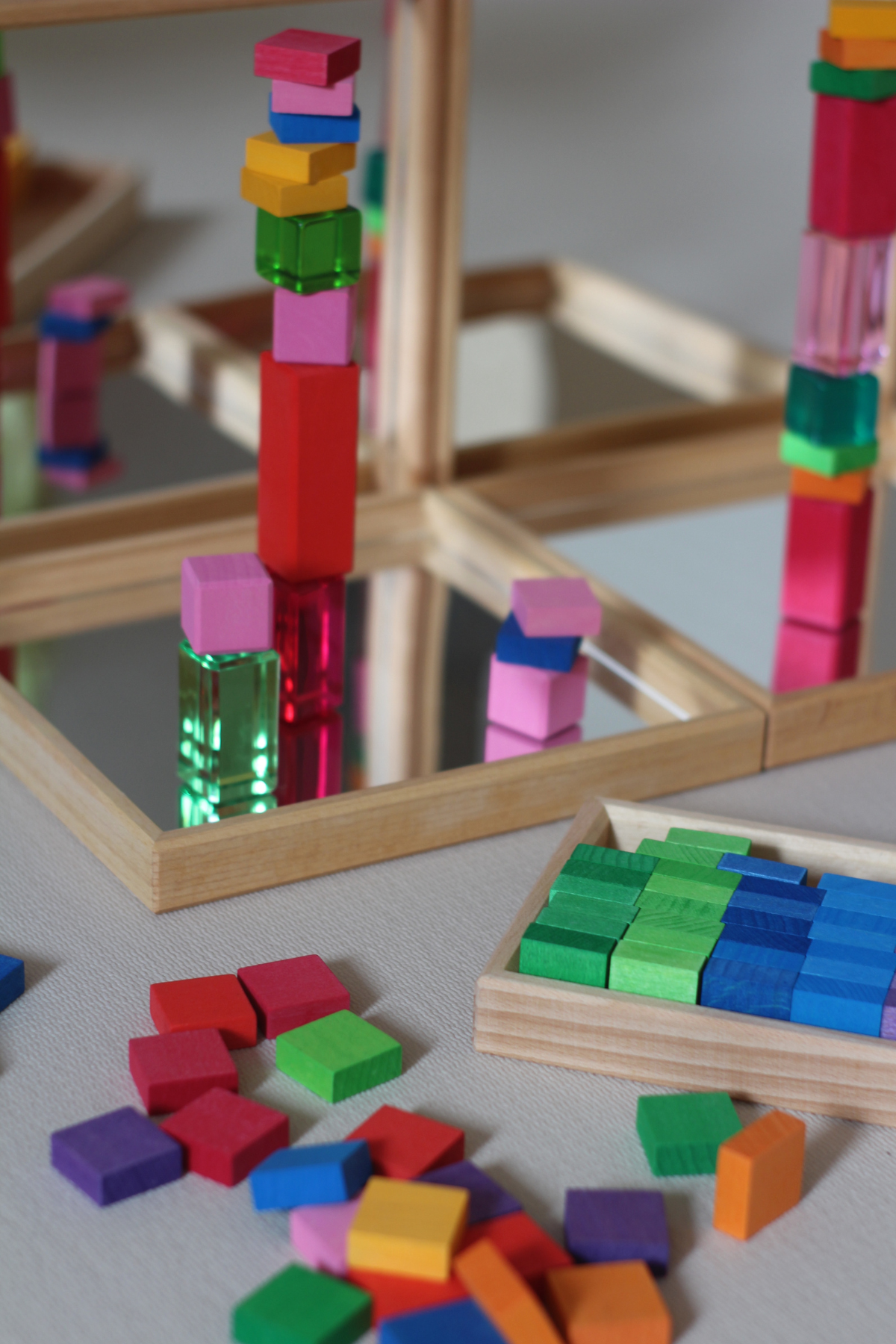 Spiegeltabletts | 4 Teile