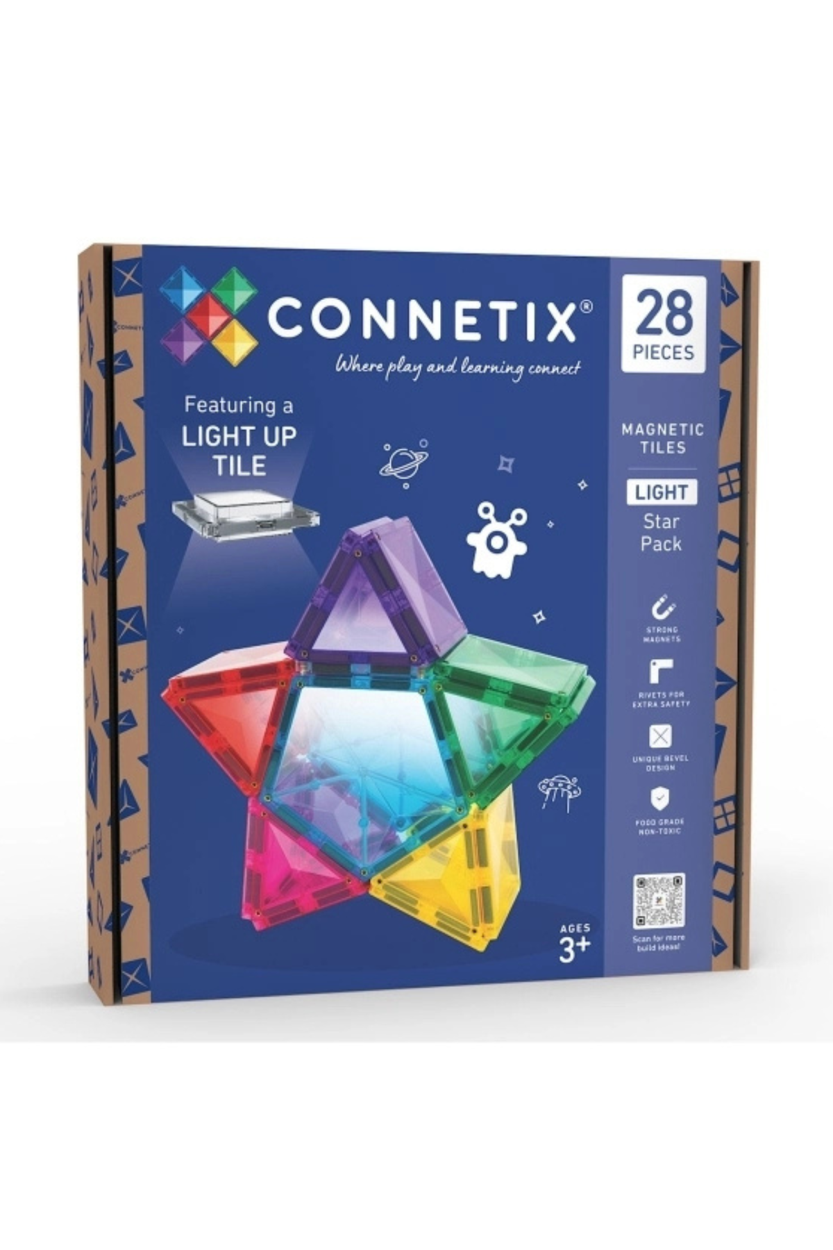 Magnetbausteine "Light Star Pack" 28 Teile