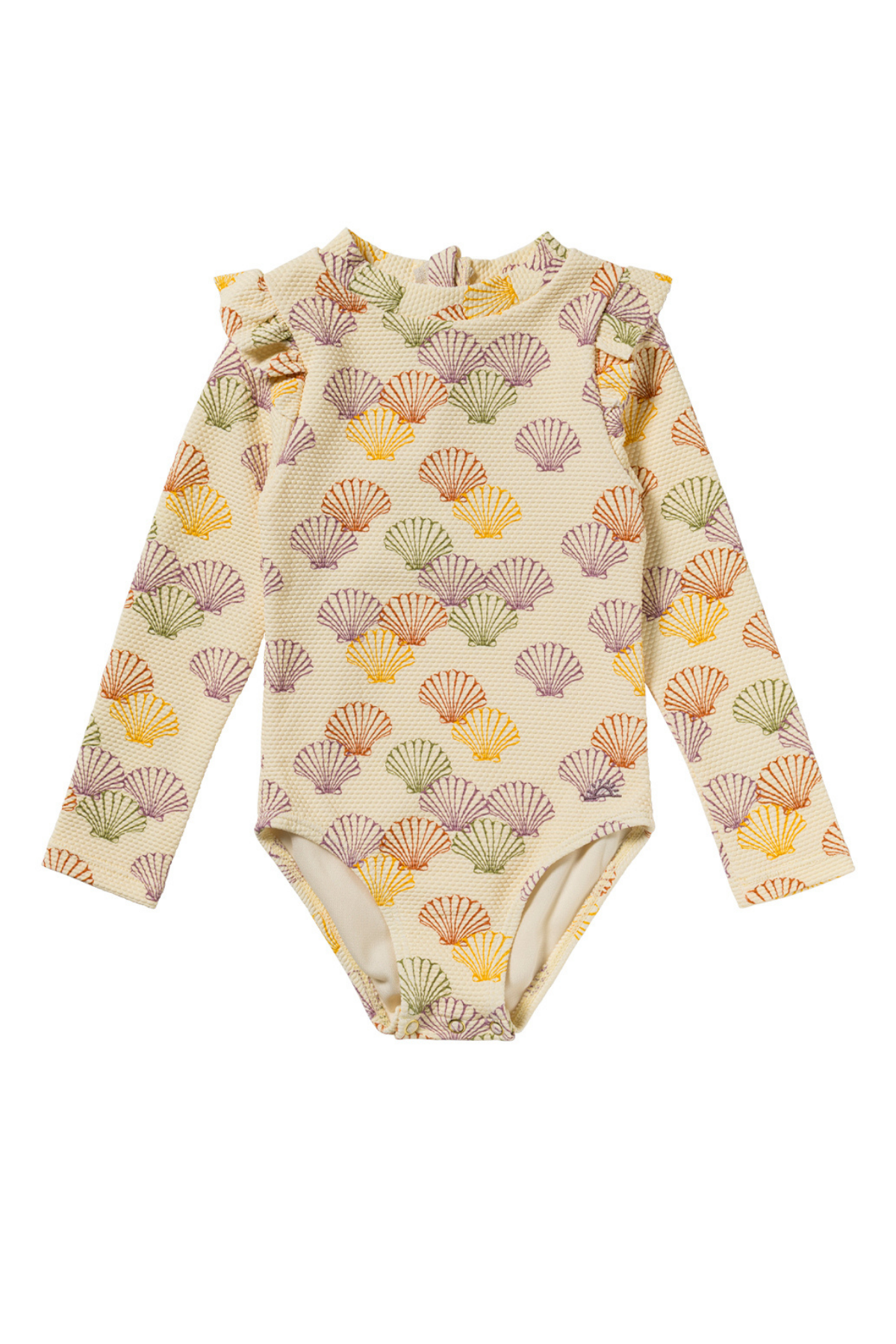 Langarm Badeanzug Kinder Mädchen UV Schutz UPF 50 | Shells