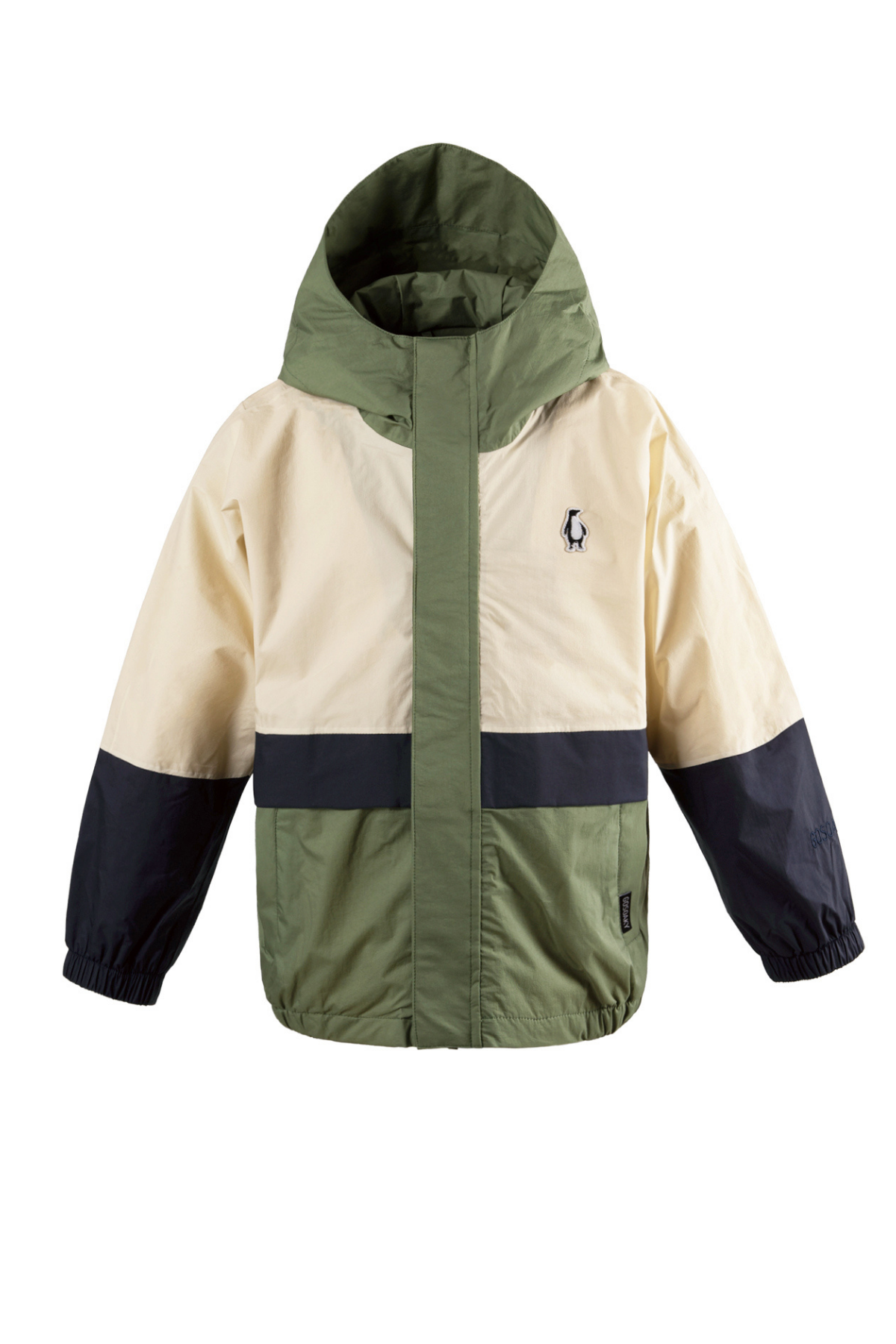 Wasserdichte Jacke "The Lion" | birch cream / oil green