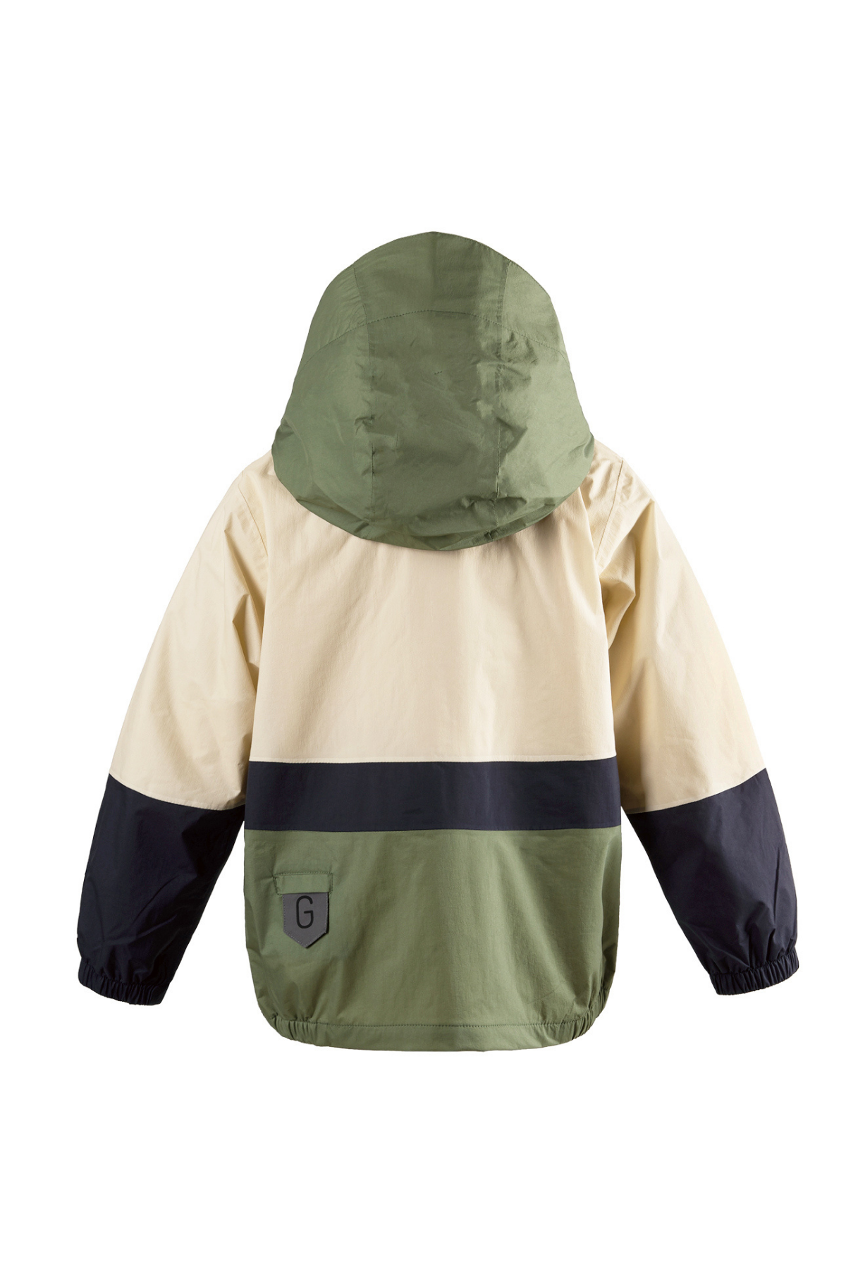 Wasserdichte Jacke "The Lion" | birch cream / oil green
