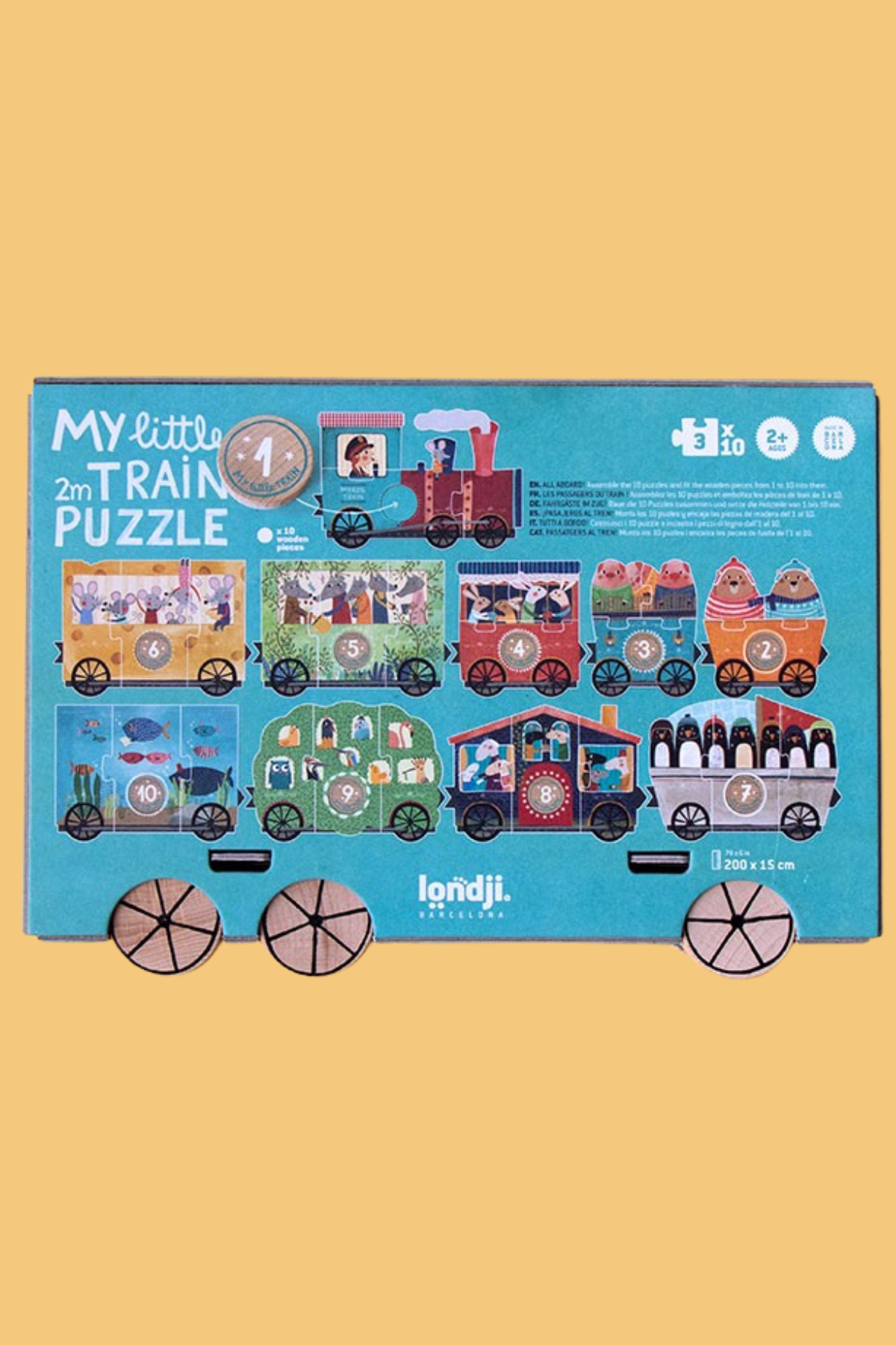 Puzzle | My little Train | 10 x 3 Teile | ab 2 Jahren