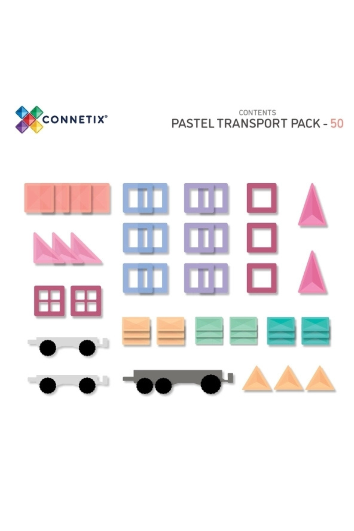 Magnetbausteine "Pastel Transport Pack"