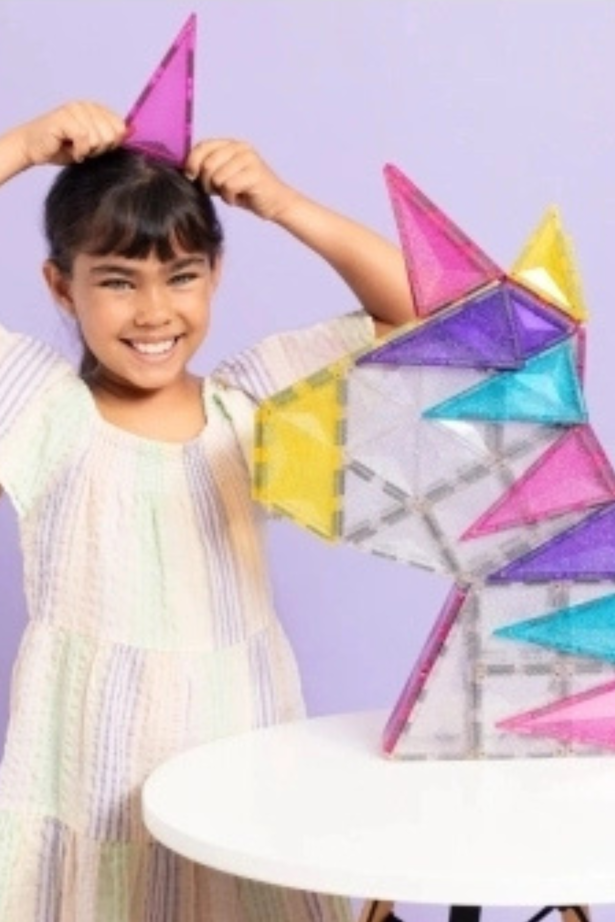 Magnetbausteine "Glitter Unicorn Pack" 56 Teile