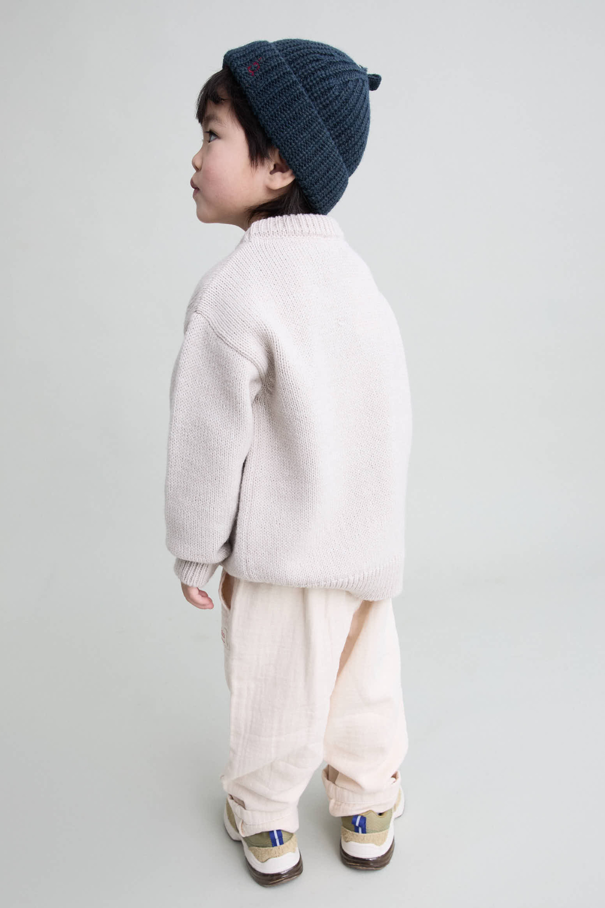 Sweater "Whale" aus Alpaka-Mix für Kids | NATURAL