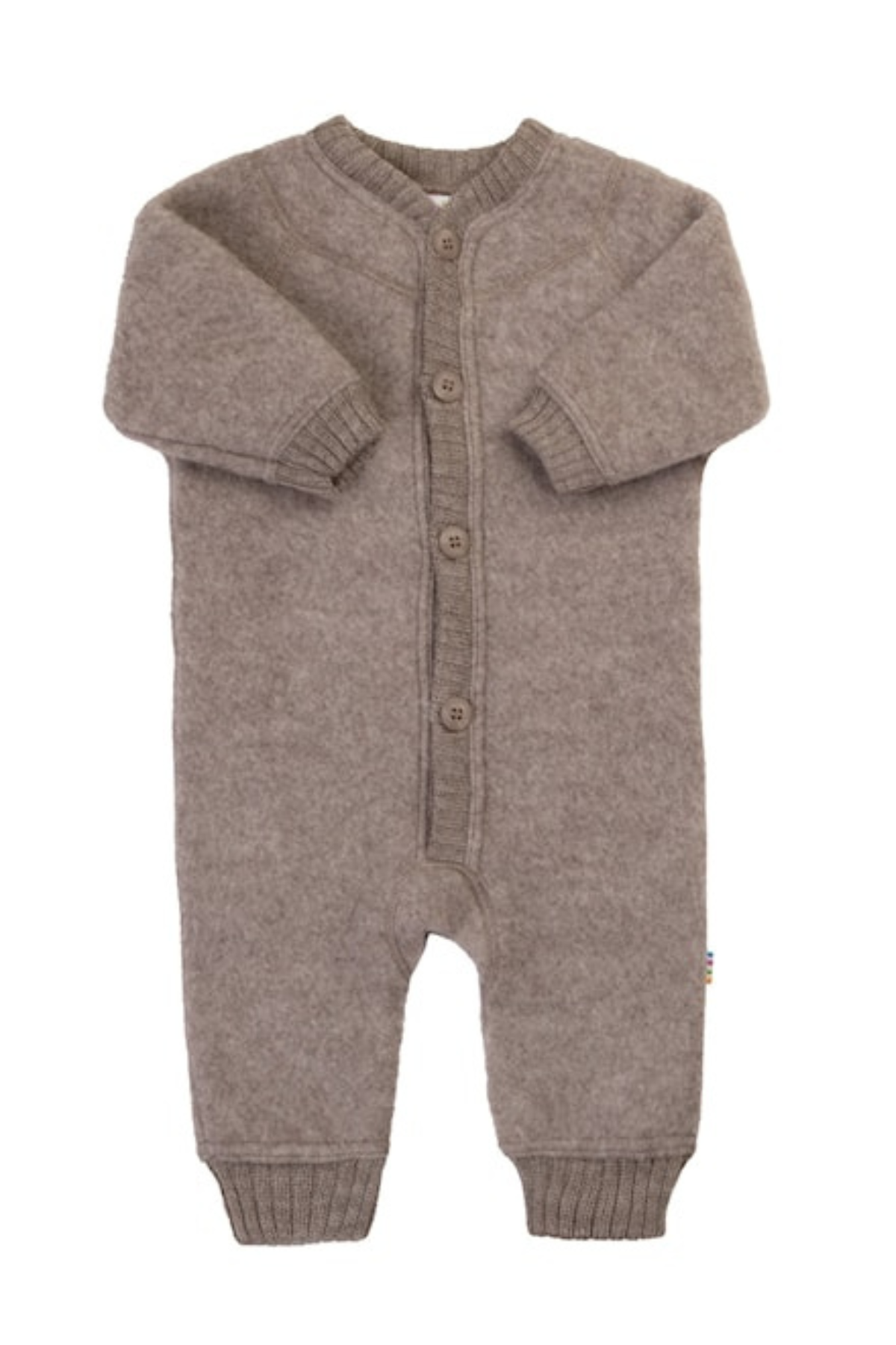 Overall aus Wollfleece | Sesam Melange