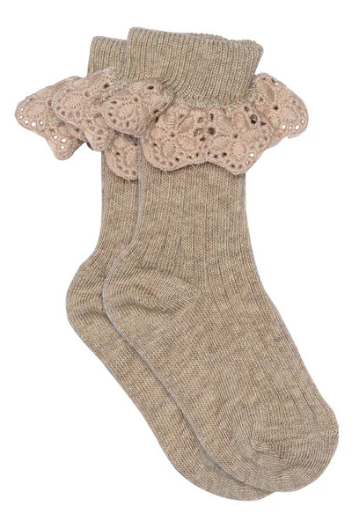 Babysocken "Lisa" mit Spitze | verschiedene Farben