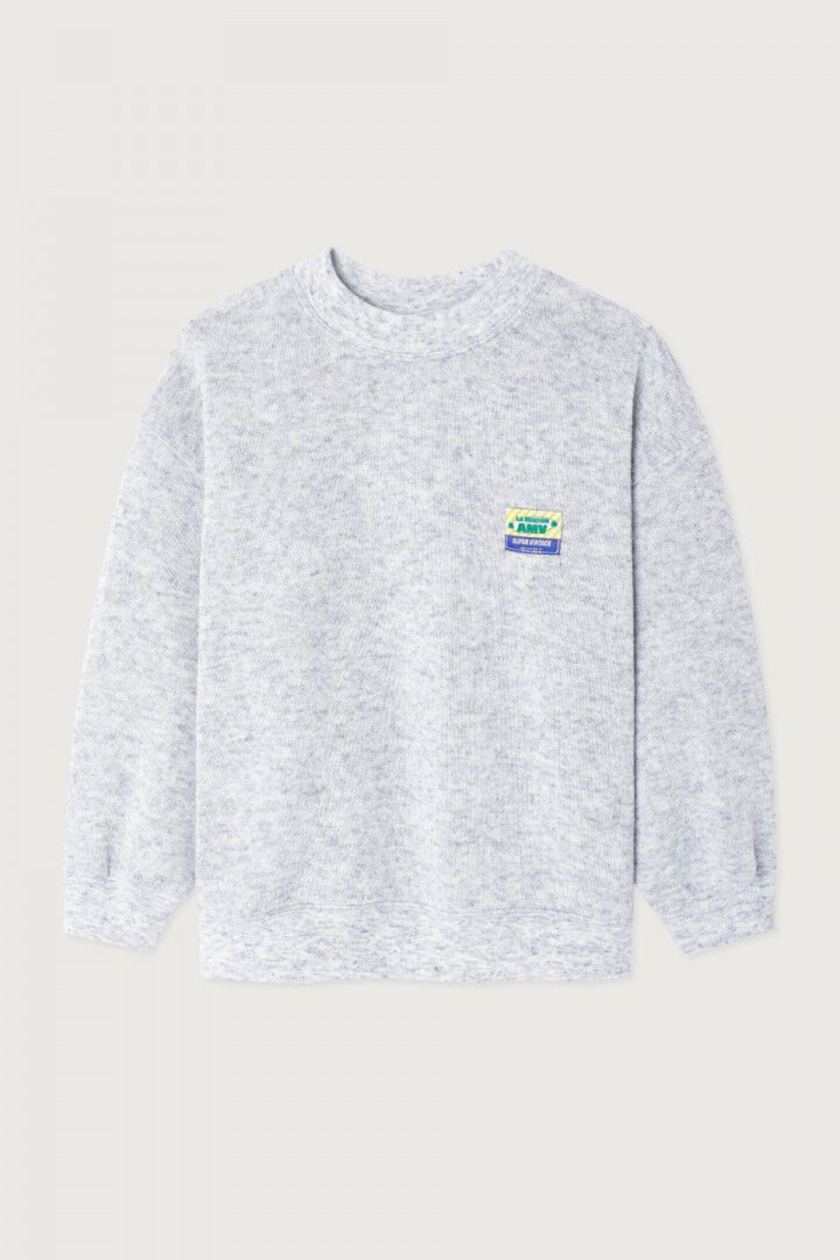 Sweatshirt "Evona" | GRIS CLAIR CHINE