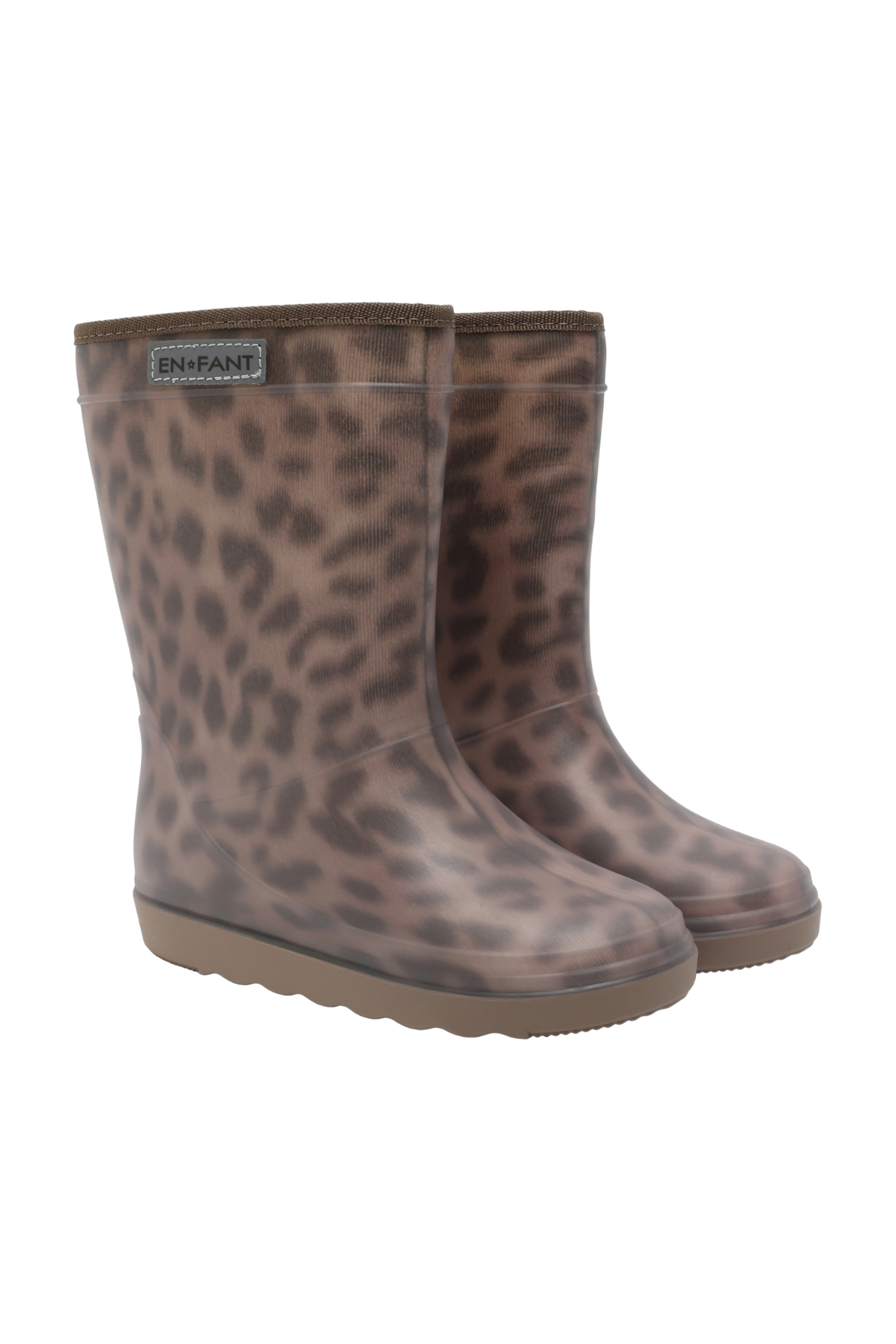 Gefütterte Gummistiefel "Print" | Pine Bark