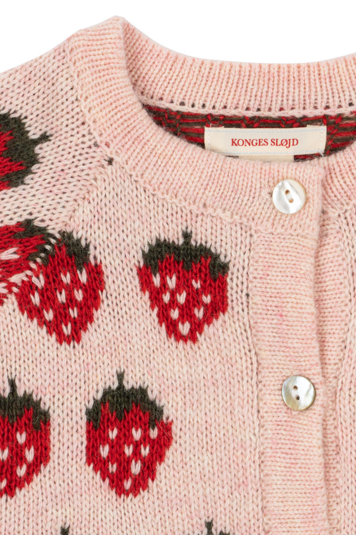 Strick Cardigan "Belou" | Strawberry