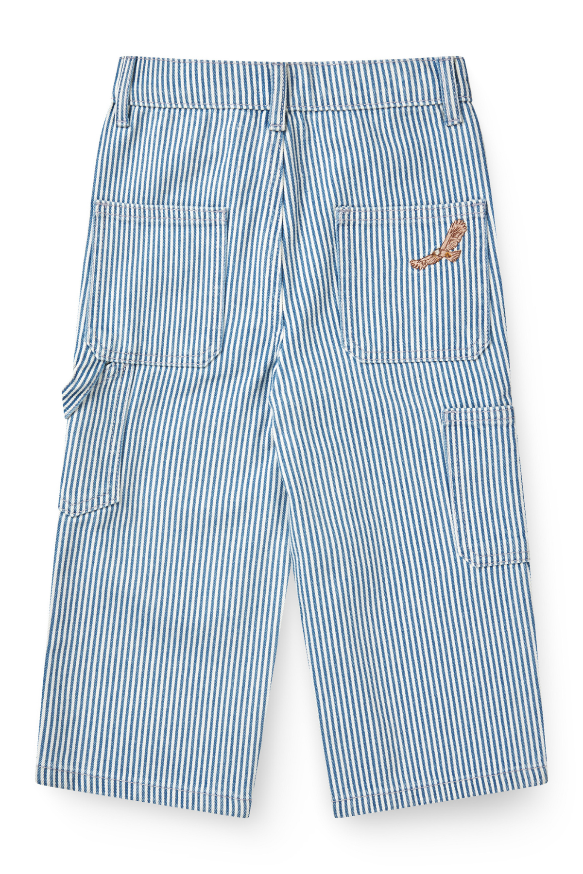 Cargohose "Stripe Twill" | Denim Blue