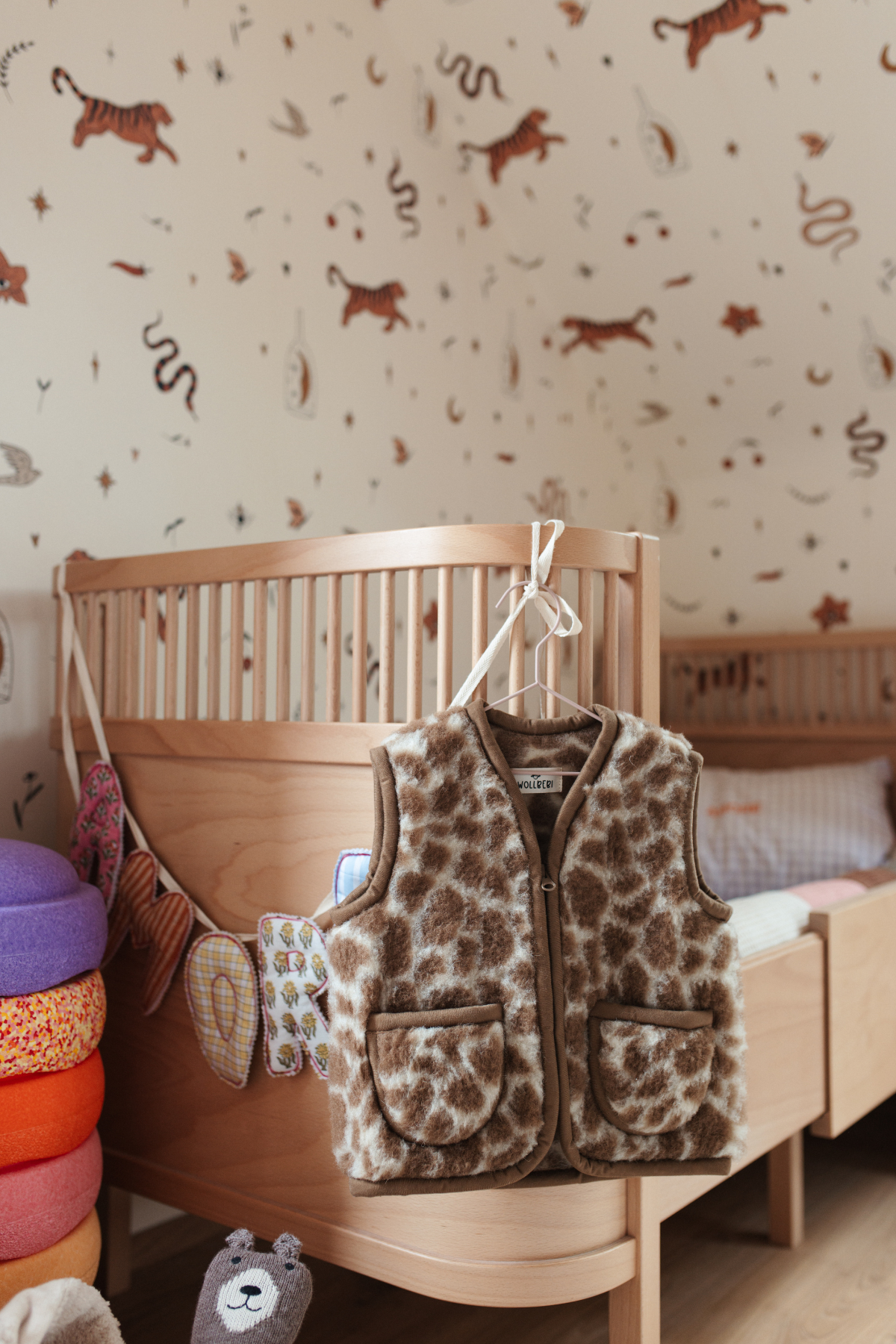 Wollweste "Teddy" | Giraffe