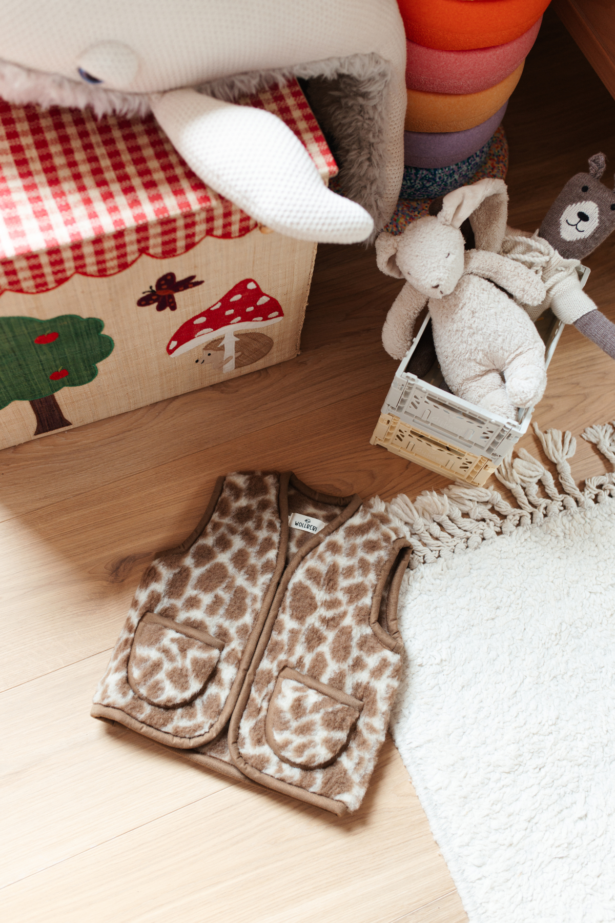 Wollweste "Teddy" | Giraffe