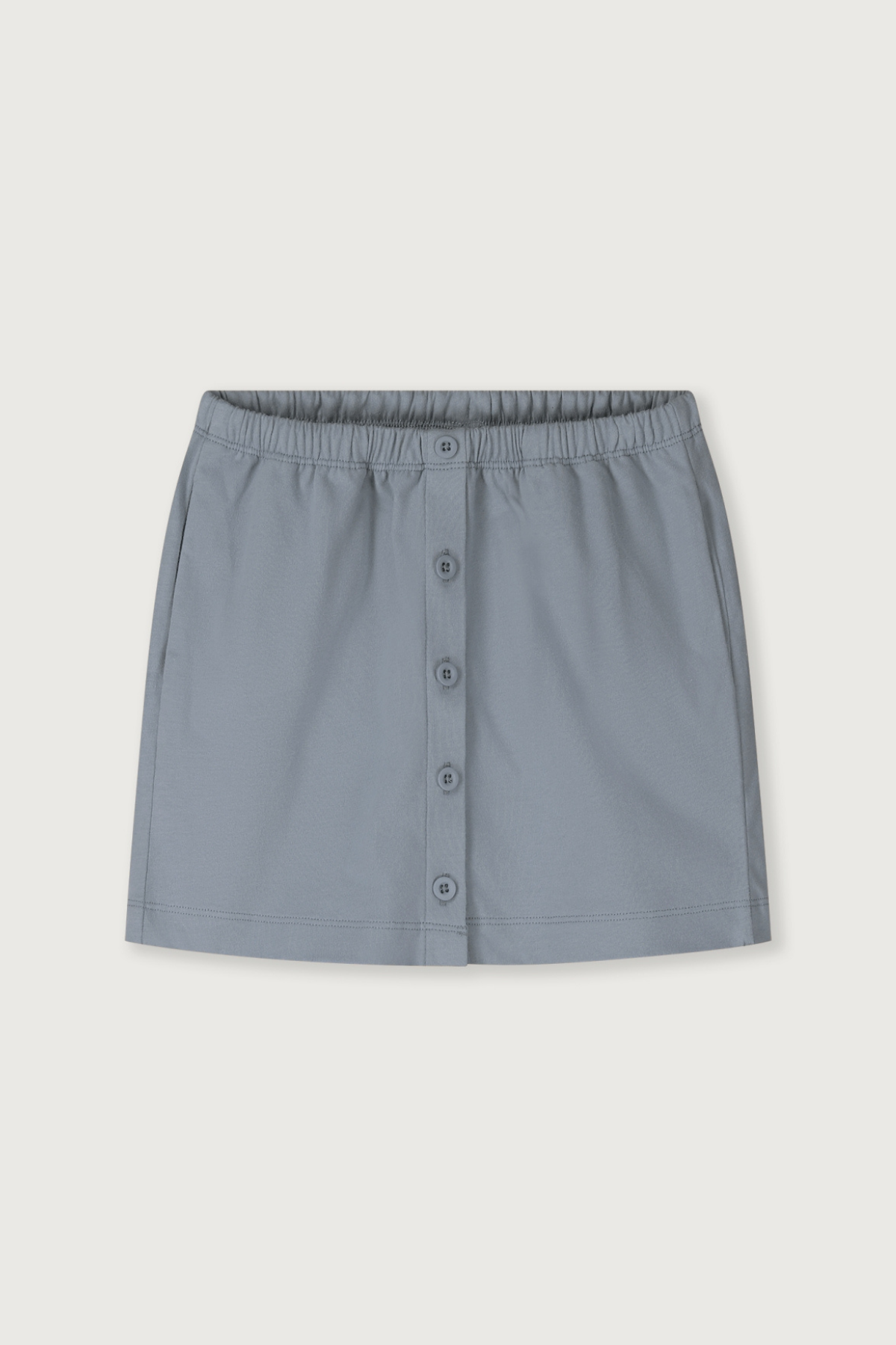 Rock mit Knöpfen | Stone Grey